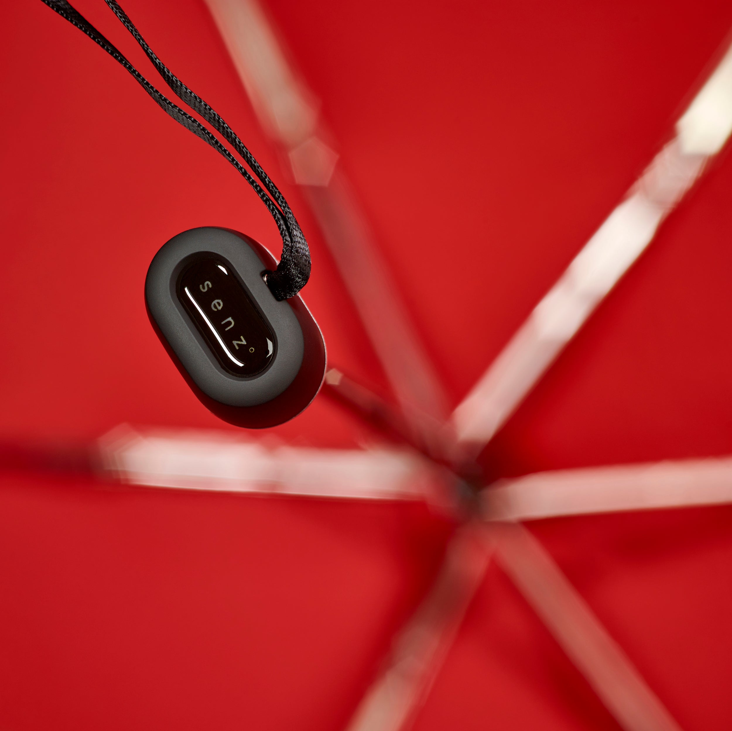 Senz Micro Foldable Storm Umbrella, Passion Red