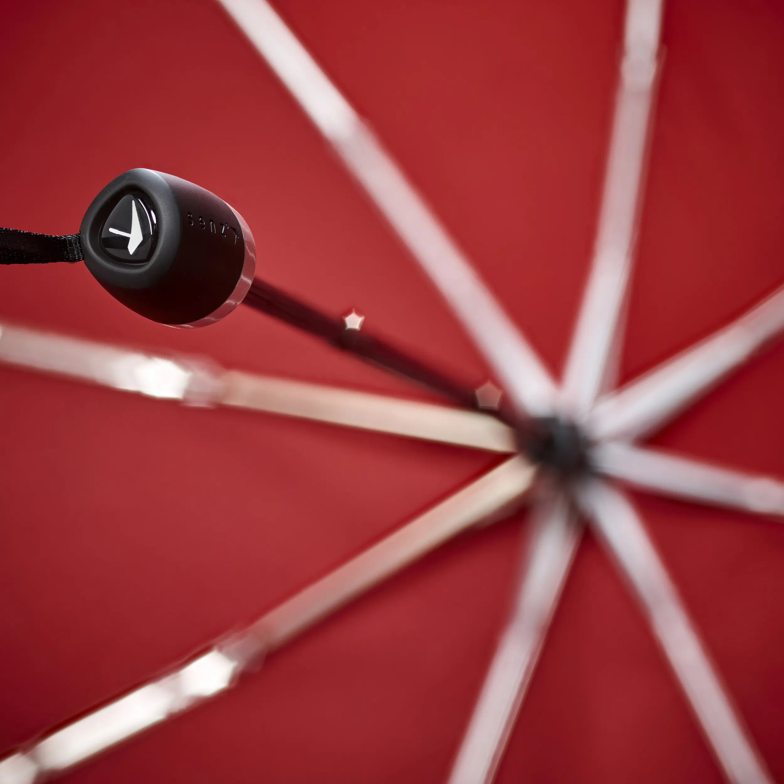 Senz Mini Foldable Storm Umbrella, Passion Red