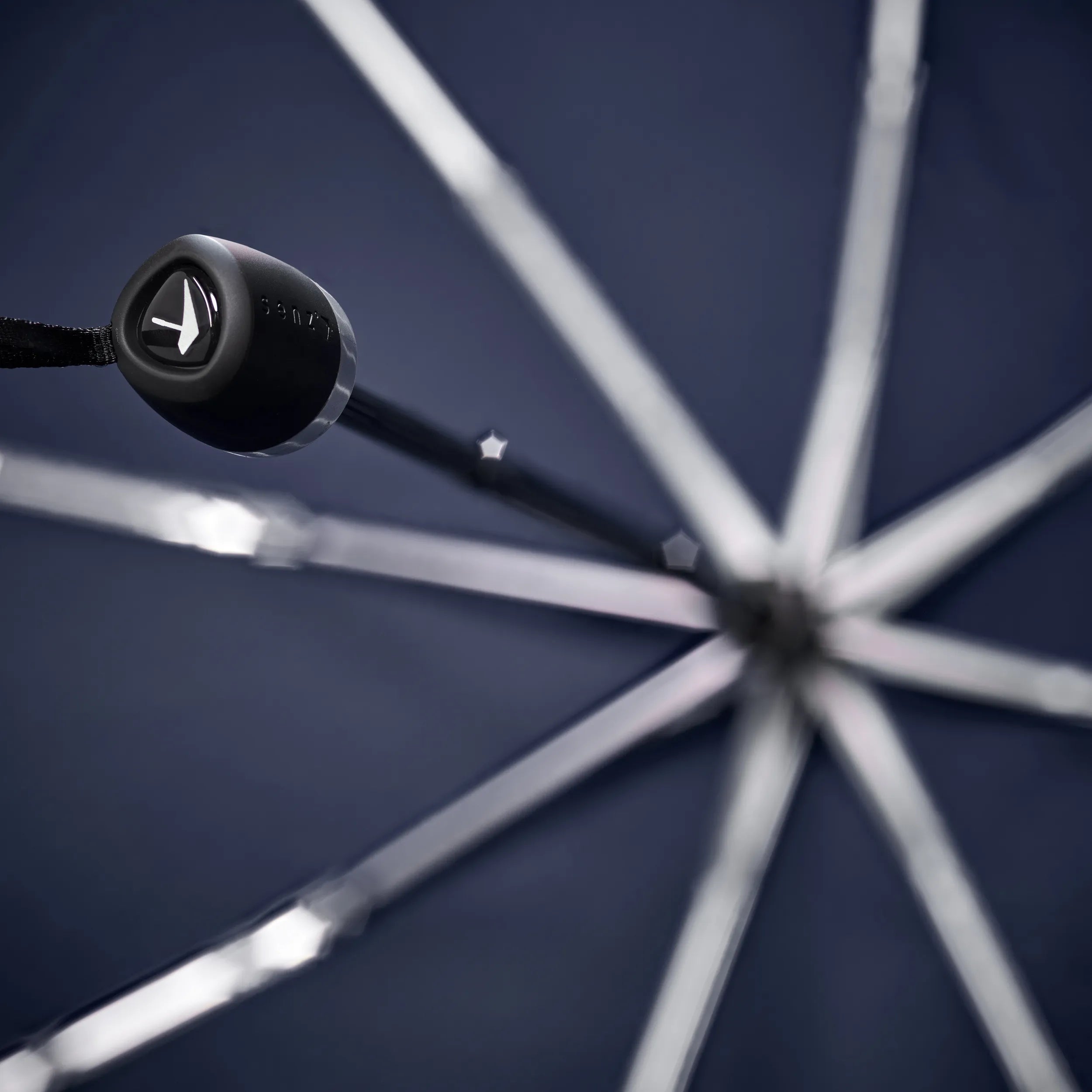 Senz Mini Foldable Storm Umbrella, Midnight Blue