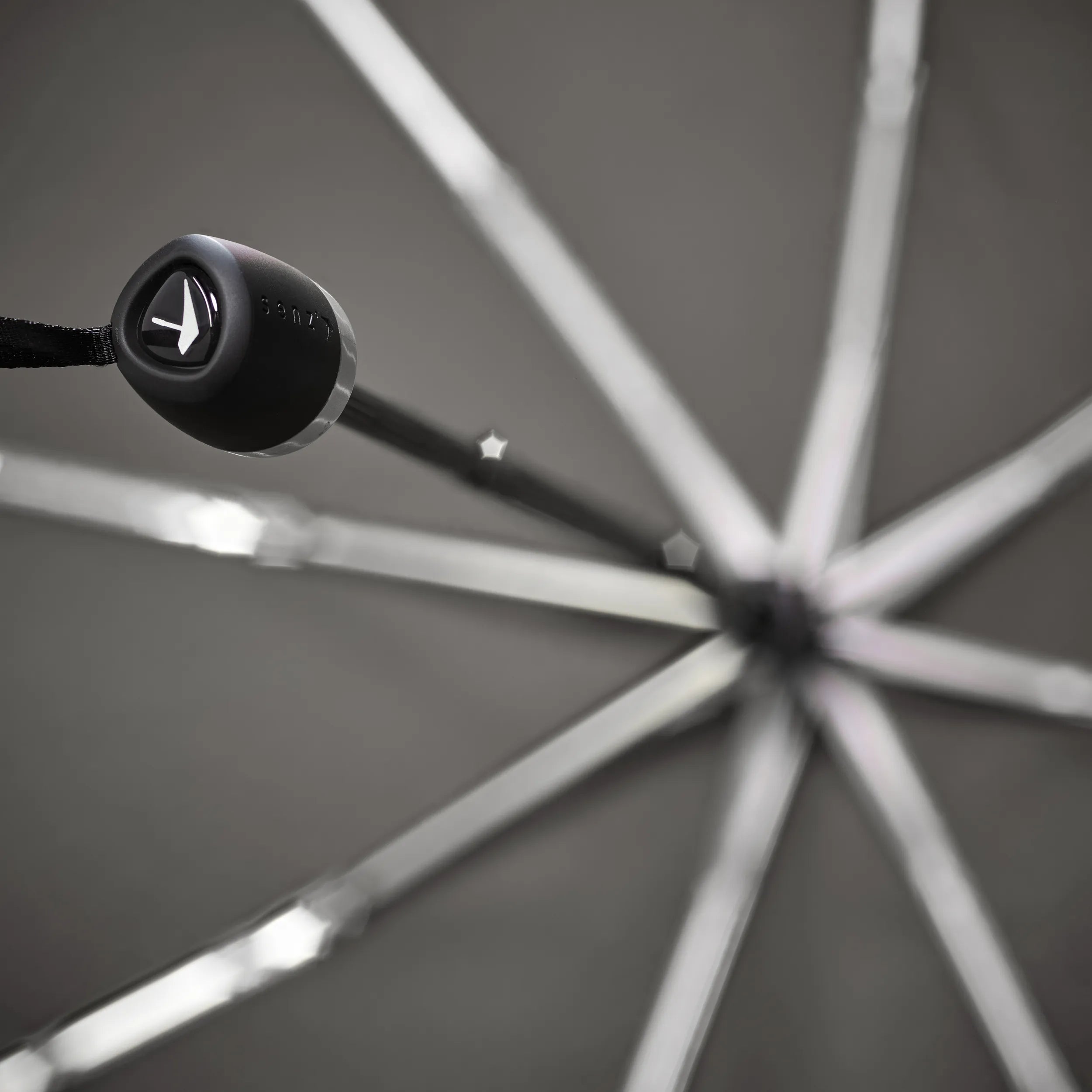 Senz Mini Foldable Storm Umbrella, Silk Grey