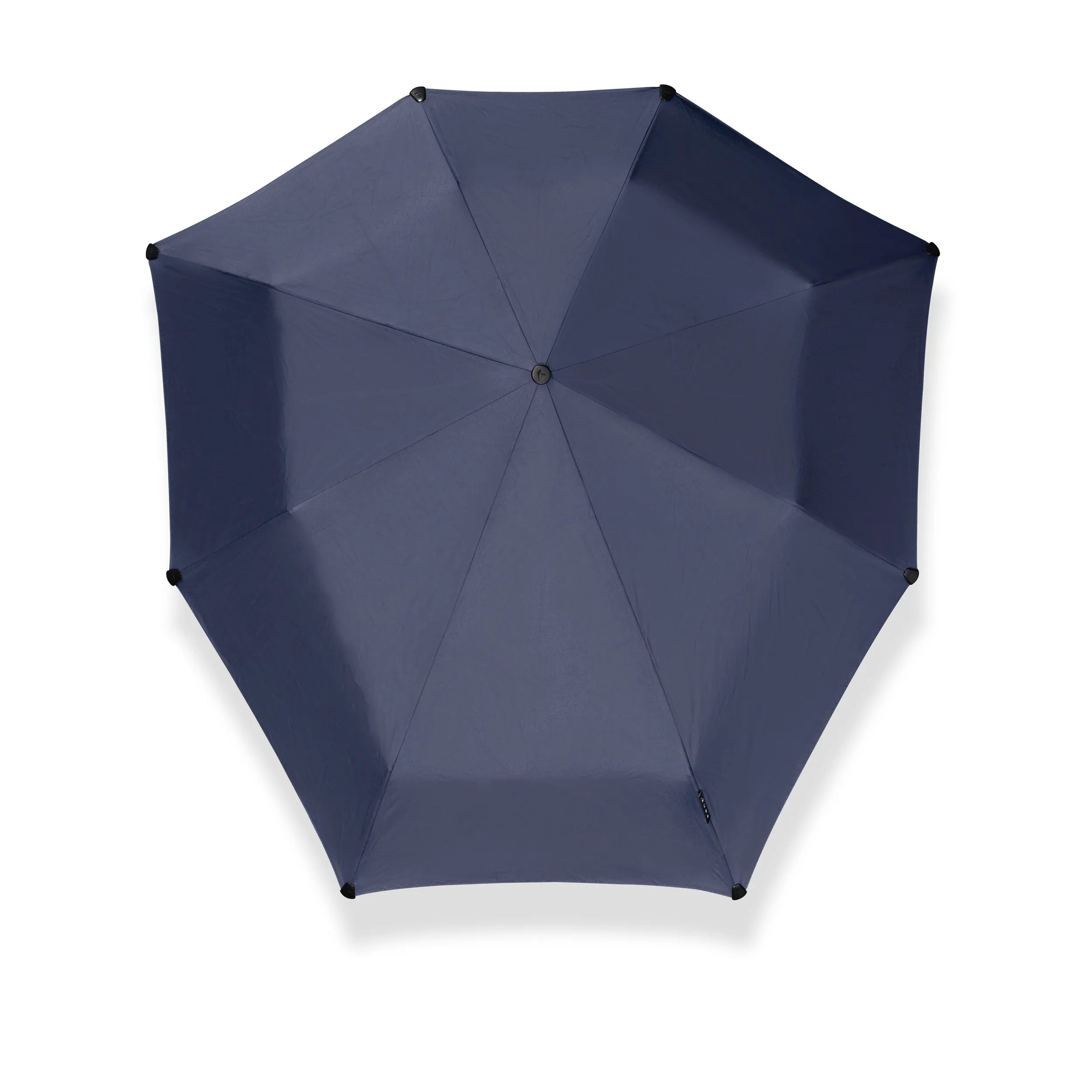 Senz Mini Automatic Deluxe Foldable Storm Umbrella, Midnight Blue