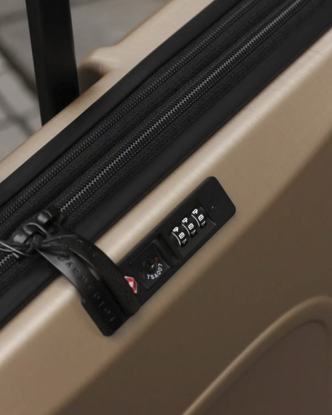 Senz Foldaway Check-In Trolley, Champagne Brown