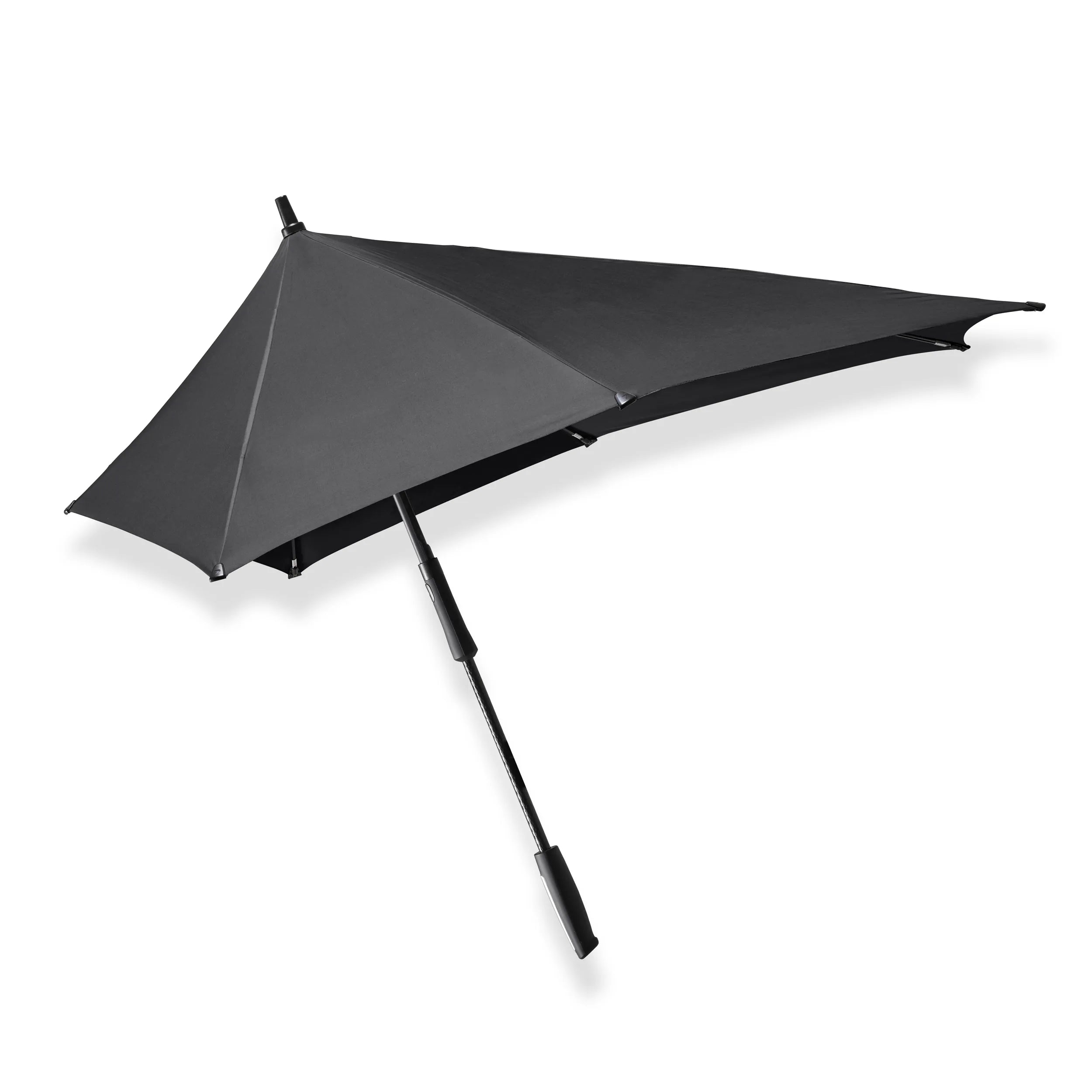 Senz XXL Stick Storm Umbrella, Pure Black