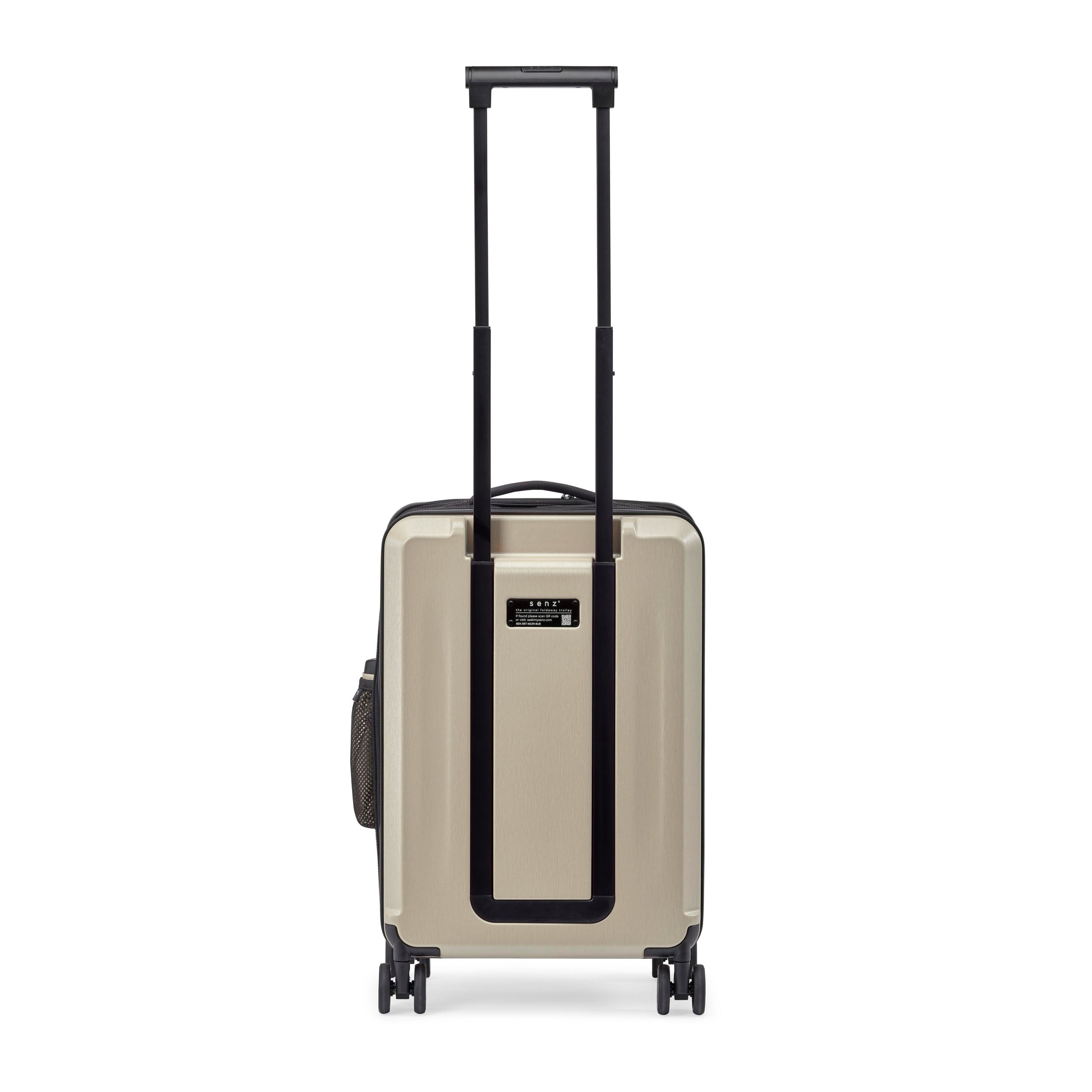 Senz Foldaway Carry On Trolley, Off White