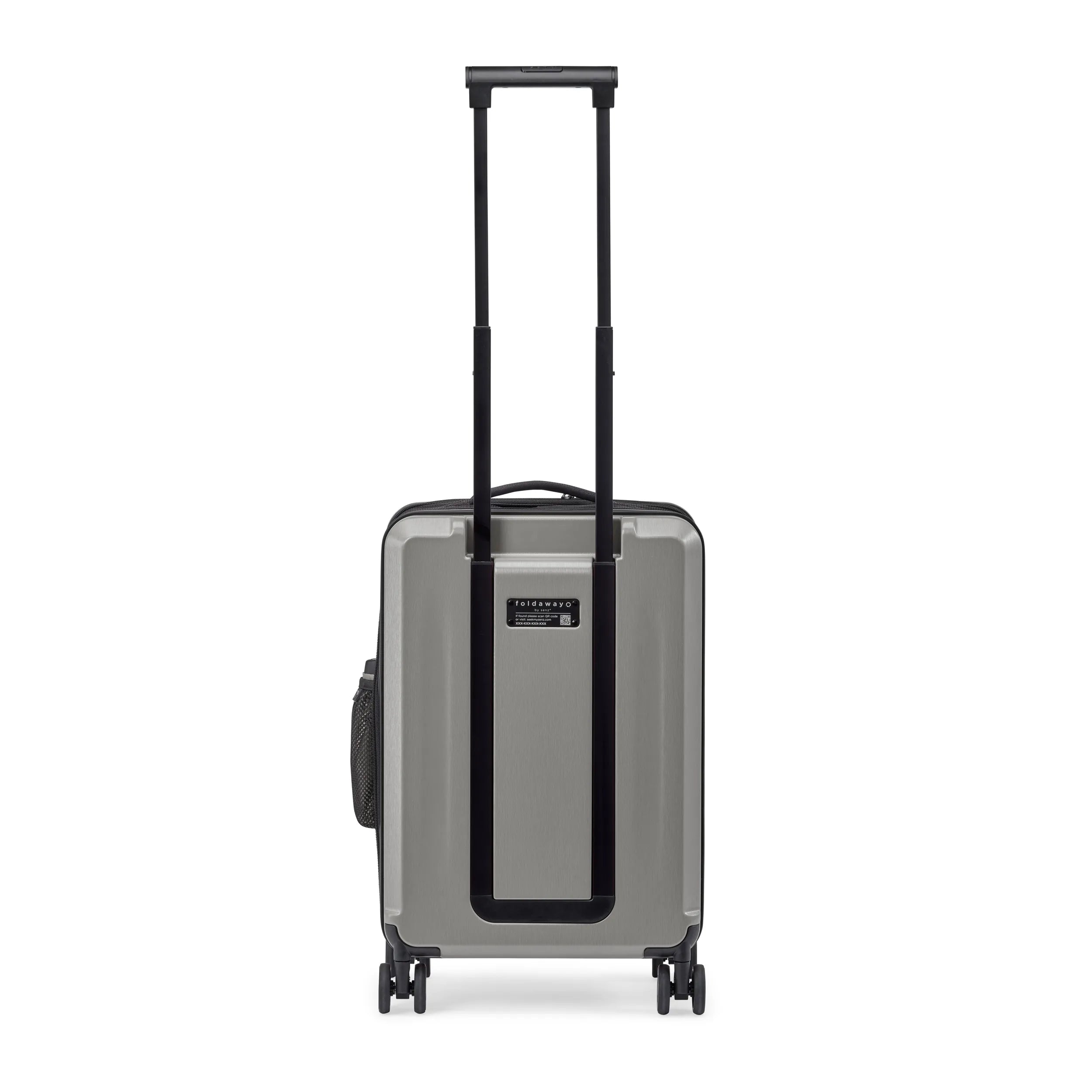 Senz Foldaway Carry On Trolley, Silk Grey