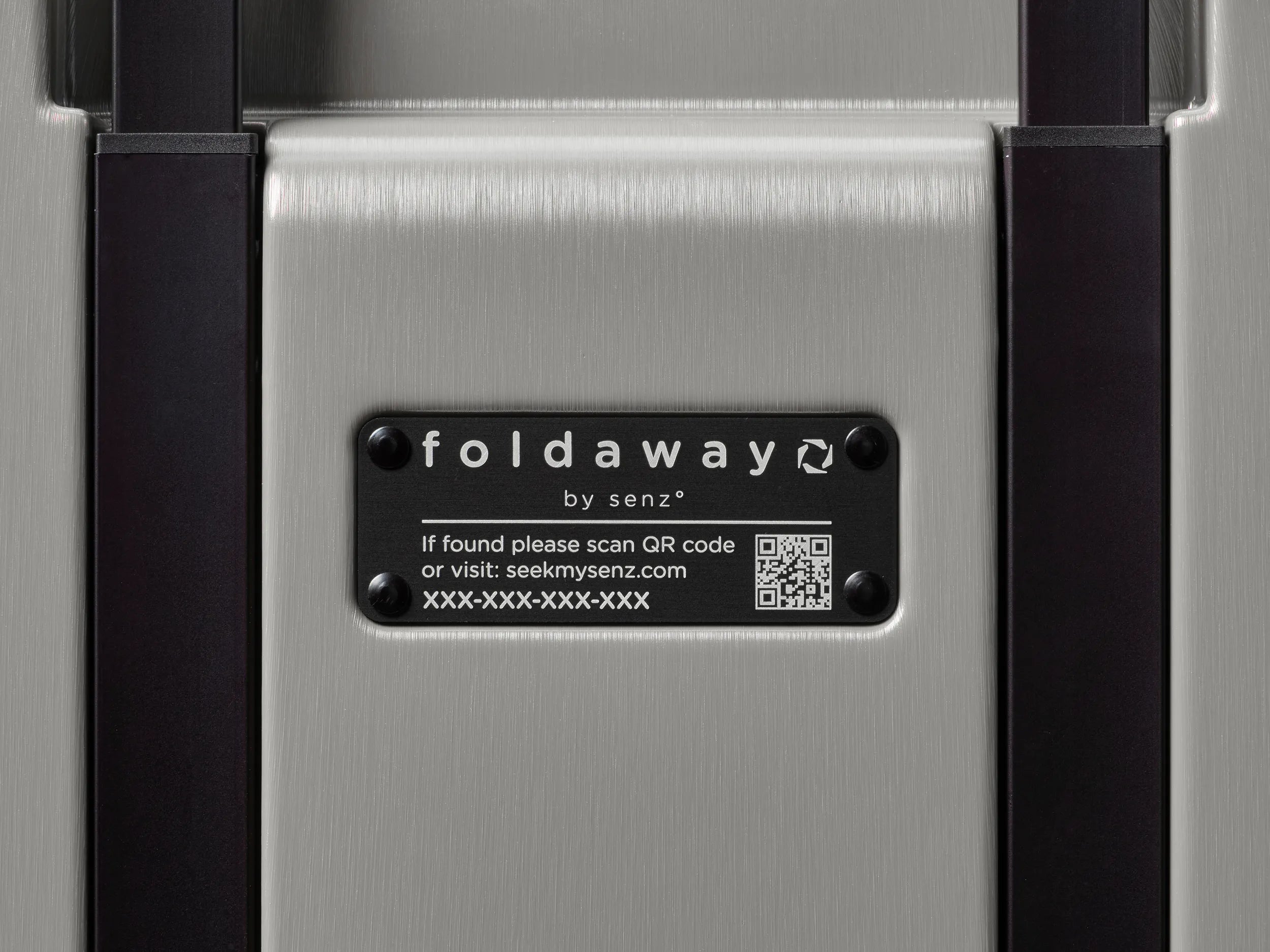 Senz Foldaway Check-In Trolley, Silk Grey