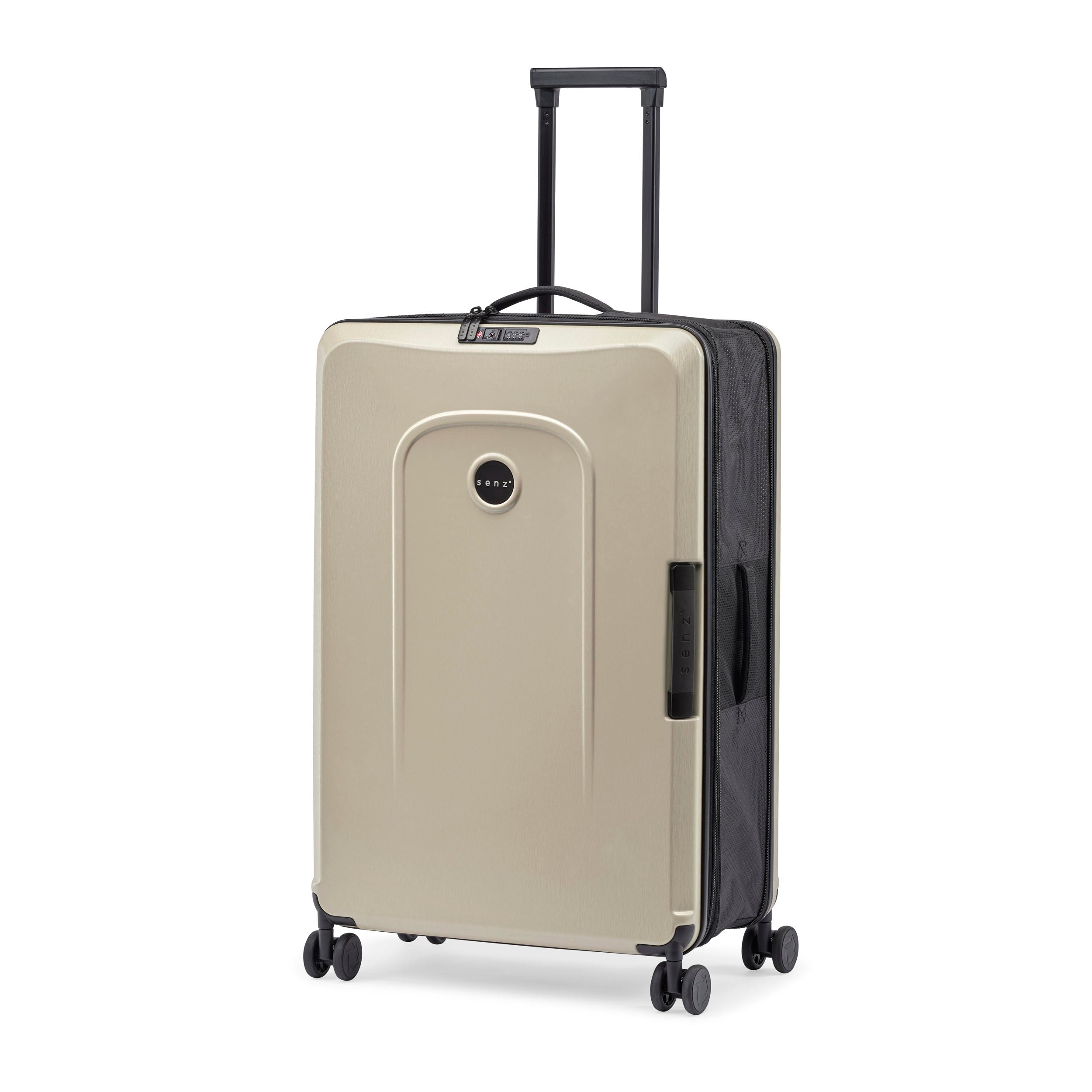 Senz Foldaway Large Check-In Trolley, Off White