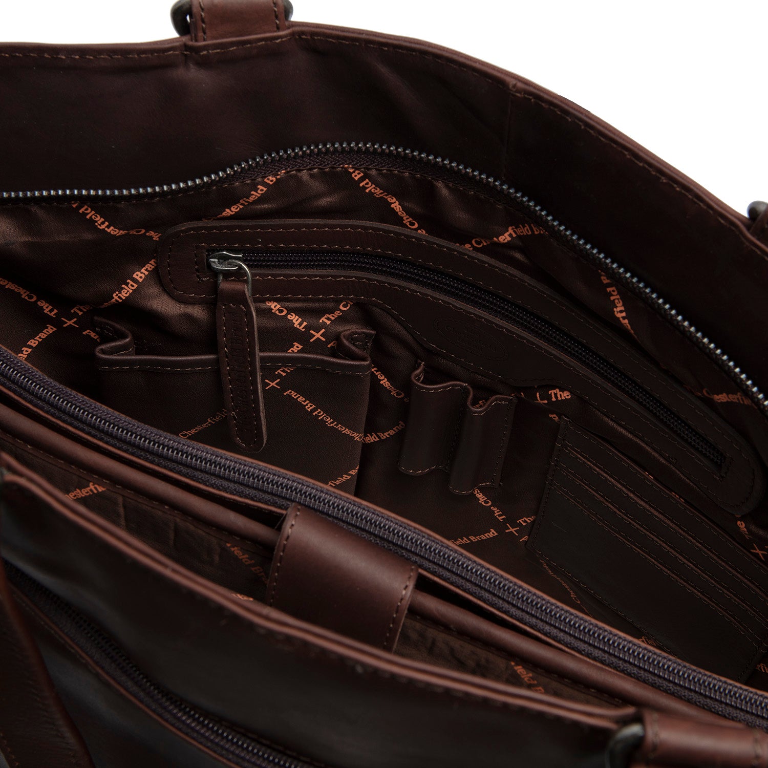 The Chesterfield Brand Berlin Shoppingväska, Brun