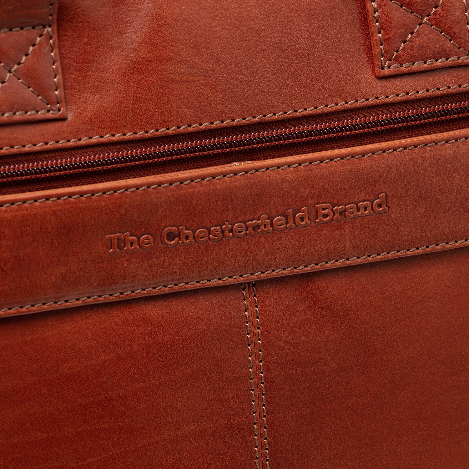 The Chesterfield Brand Iseo Datorväska, Cognac