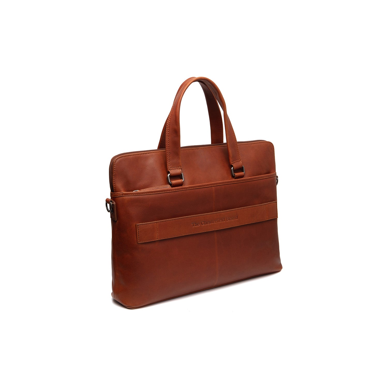 The Chesterfield Brand Elvas Laptop Bag 16", Cognac