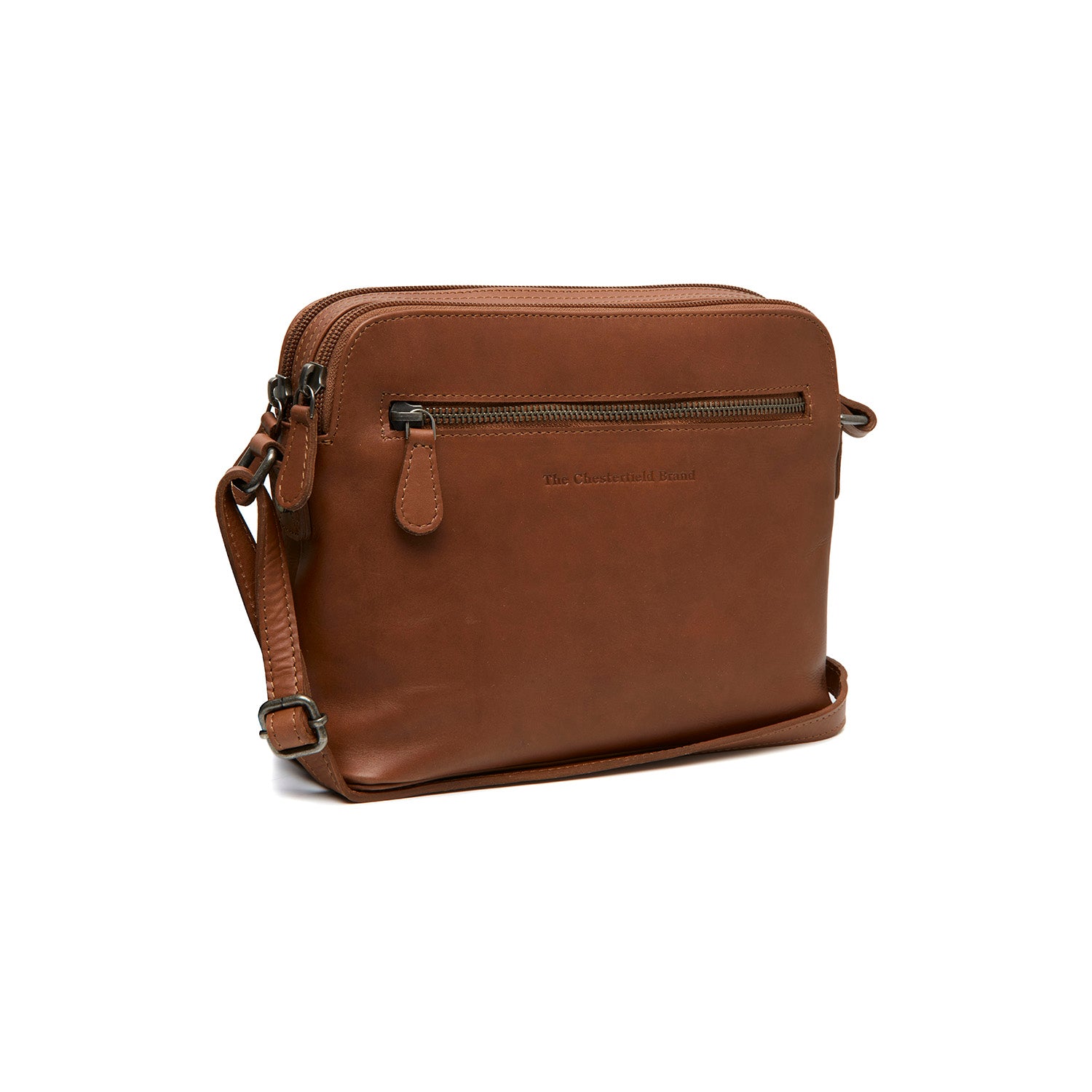 The Chesterfield Brand Nebraska Axelremsväska, Cognac
