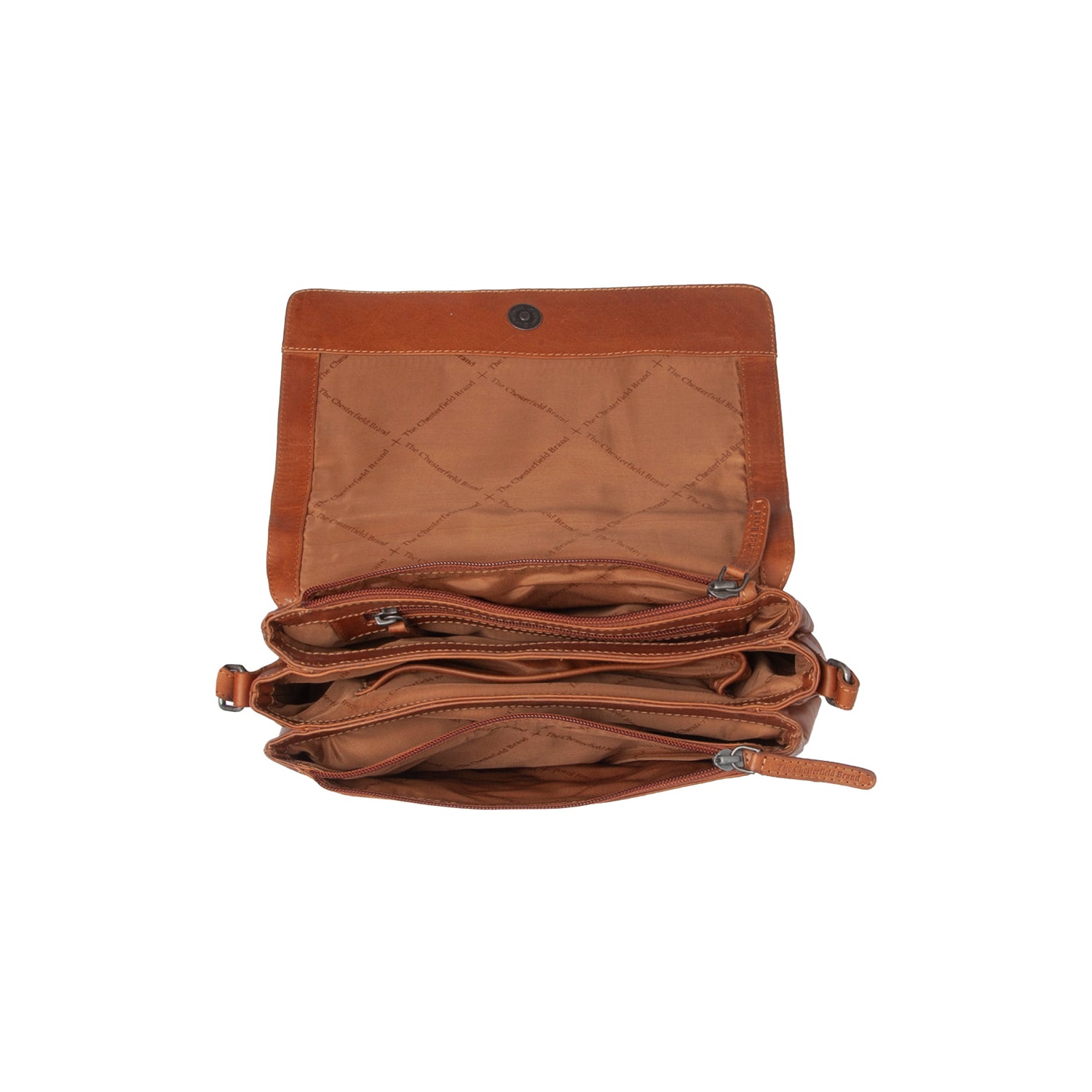 The Chesterfield Brand Laverton Axelremsväska, Cognac