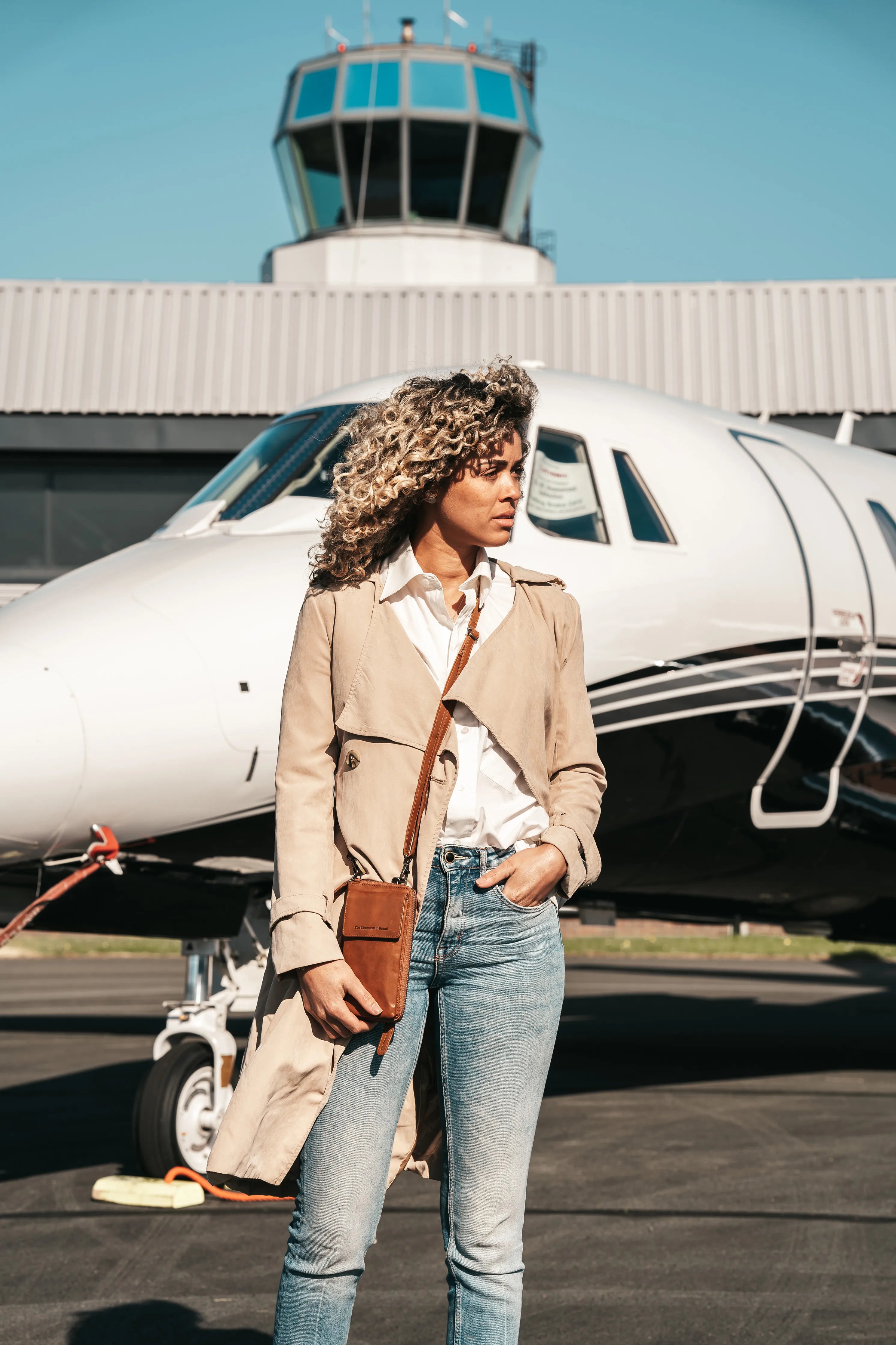 The Chesterfield Brand Malaga Mobilväska, Cognac