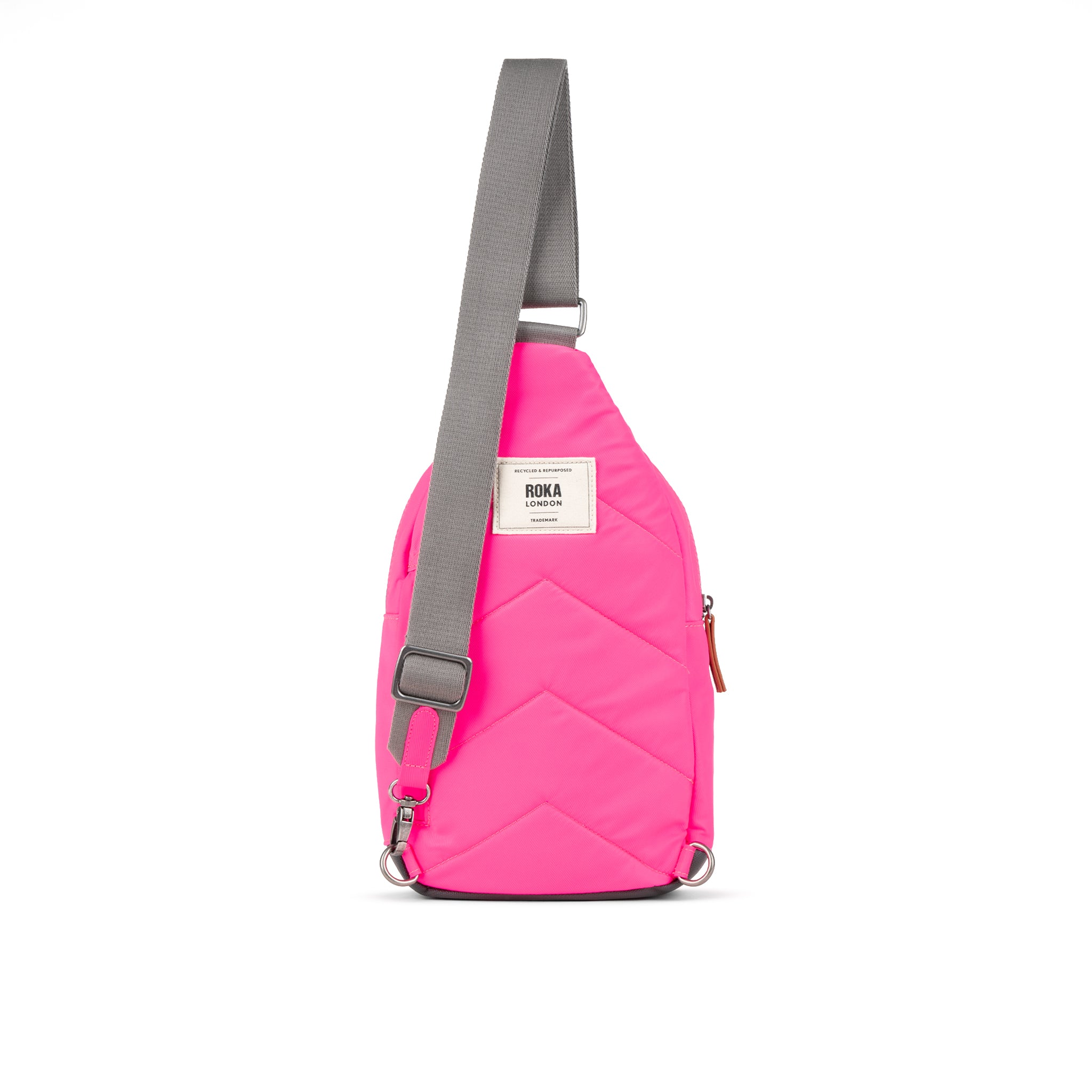ROKA London Willesden Sling Bag, Neon Pink