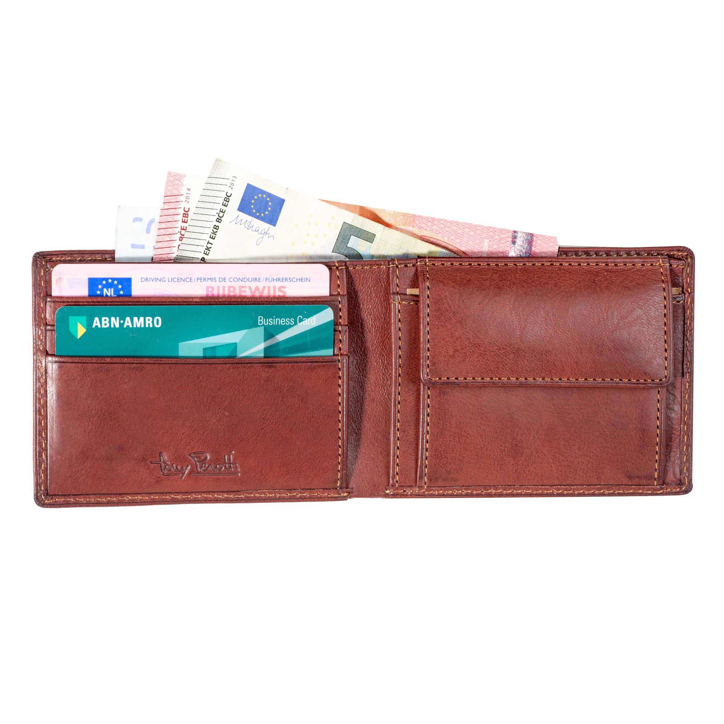 Tony Perotti American Billfold Small, Dark Brown