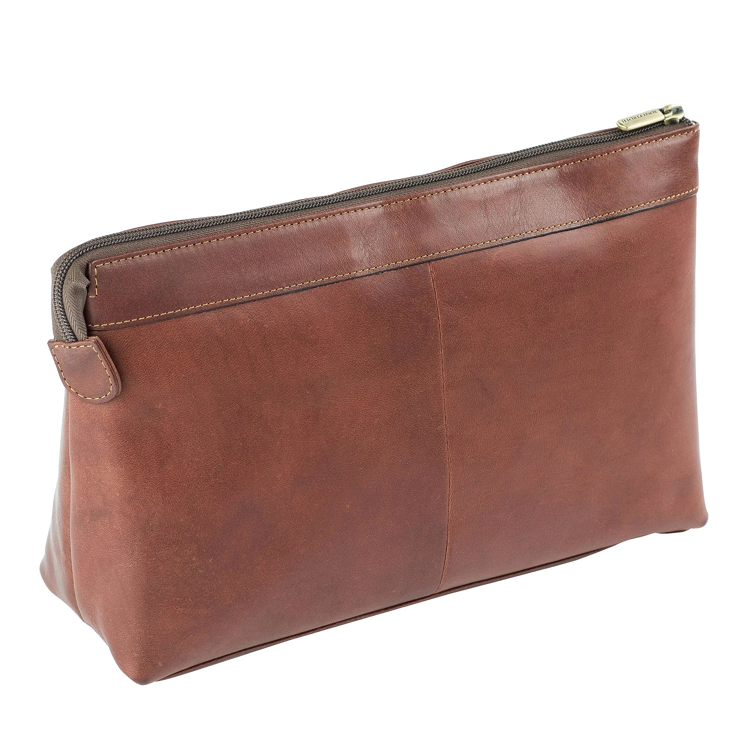 Tony Perotti Toilet Bag L, Dark Brown