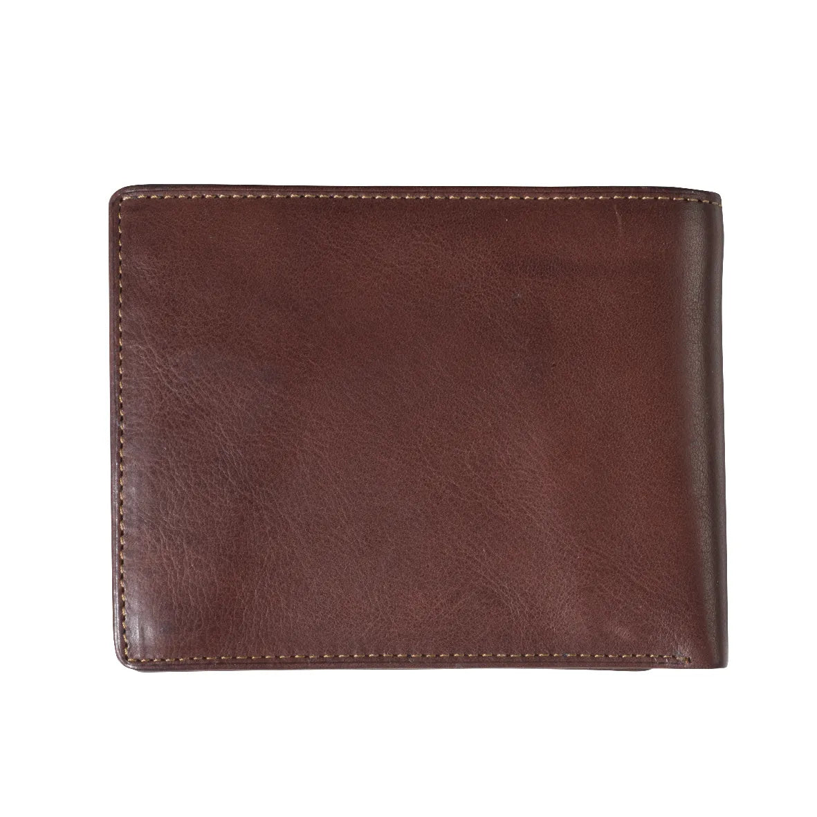 Tony Perotti Billfold Large with Coin Pocket and Extra Card Slot, Dark Brown