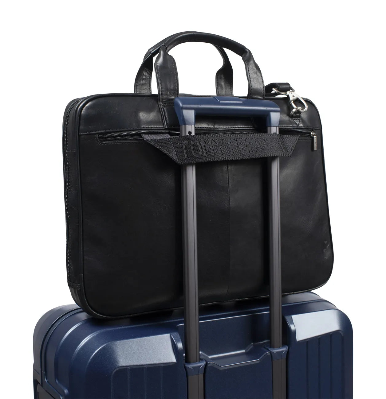 Tony Perotti 1 Compartment Laptop Bag, Black