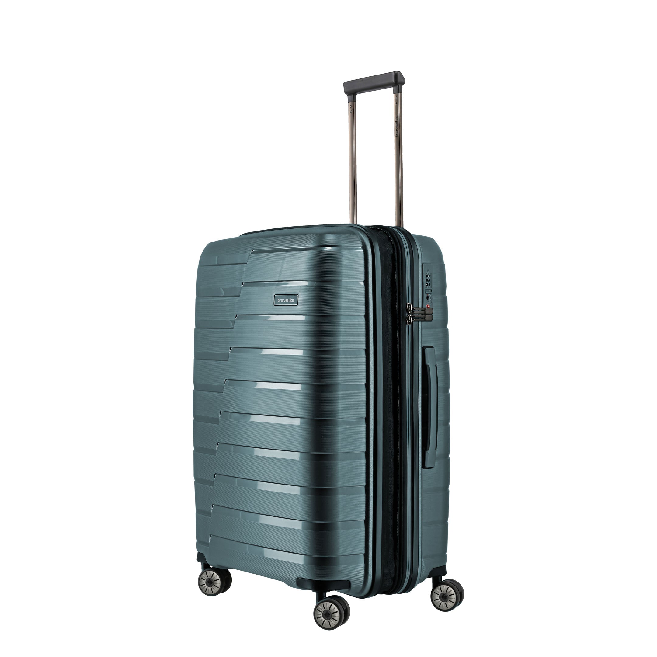 Travelite Air Base Trolley M Expanderbar Resväska 67 cm, Ice Blue
