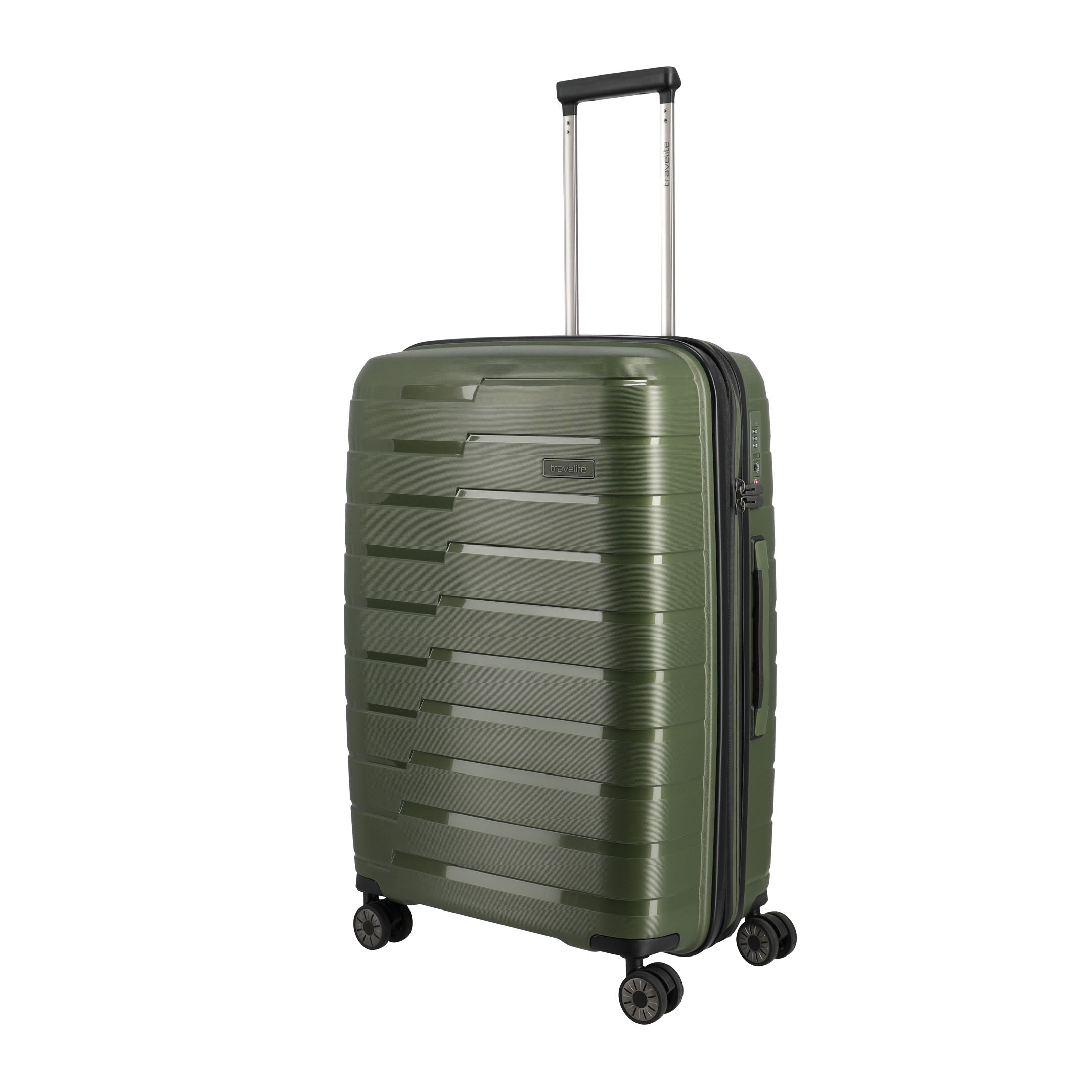 Travelite Air Base Trolley M Expanderbar Resväska 67 cm, Olive