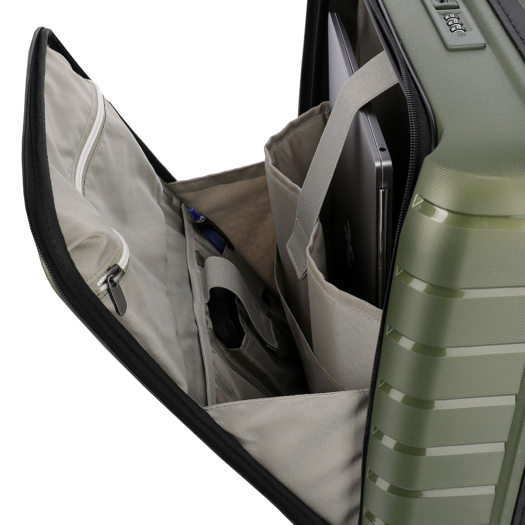 Travelite Air Base Trolley S+ Resväska 55 cm, Olive