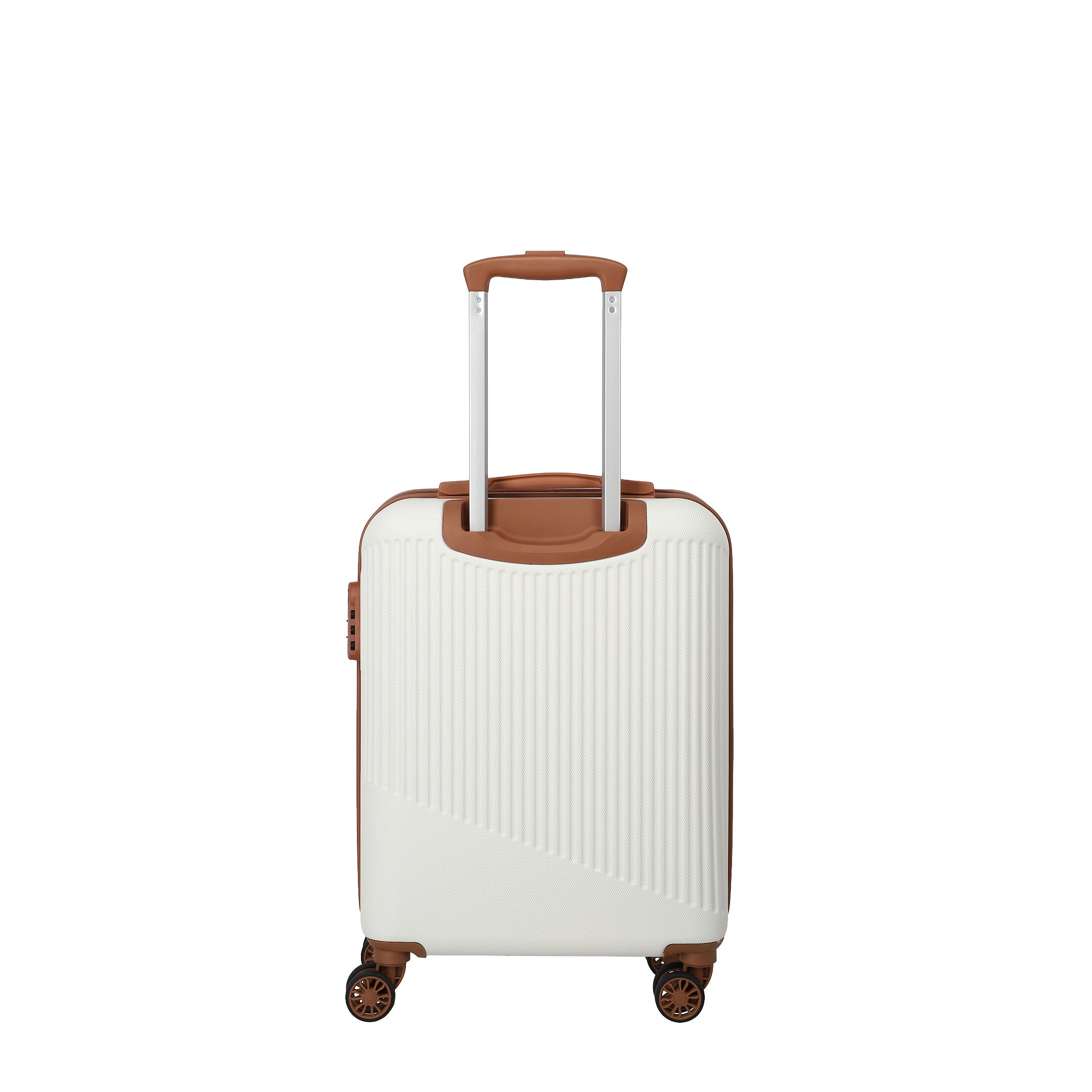 Travelite Bali Trolley Set 55 cm + 67 cm + 77 cm, White/Cognac