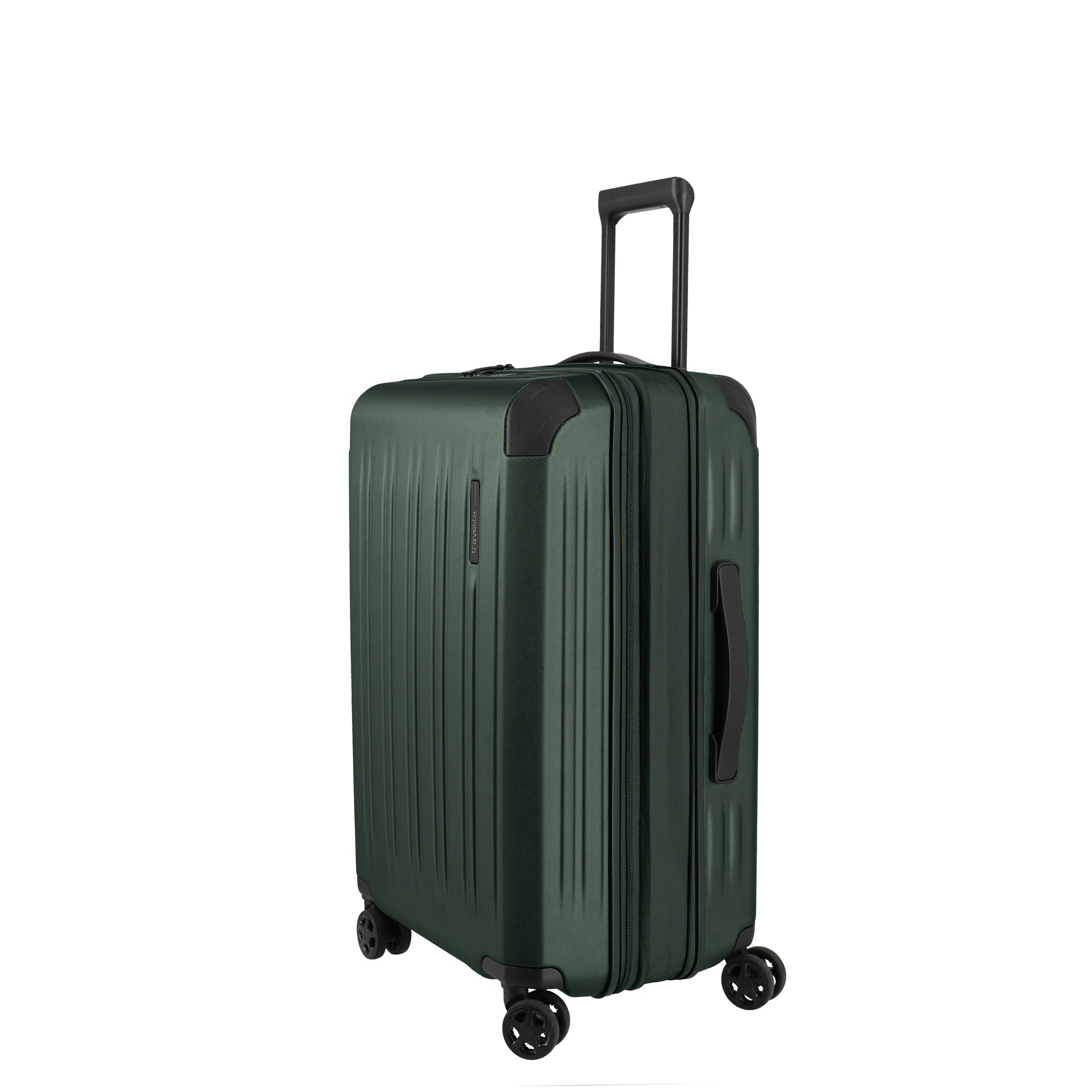 Travelite Dynamic Trolley M Expanderbar Resväska 66 cm, Green