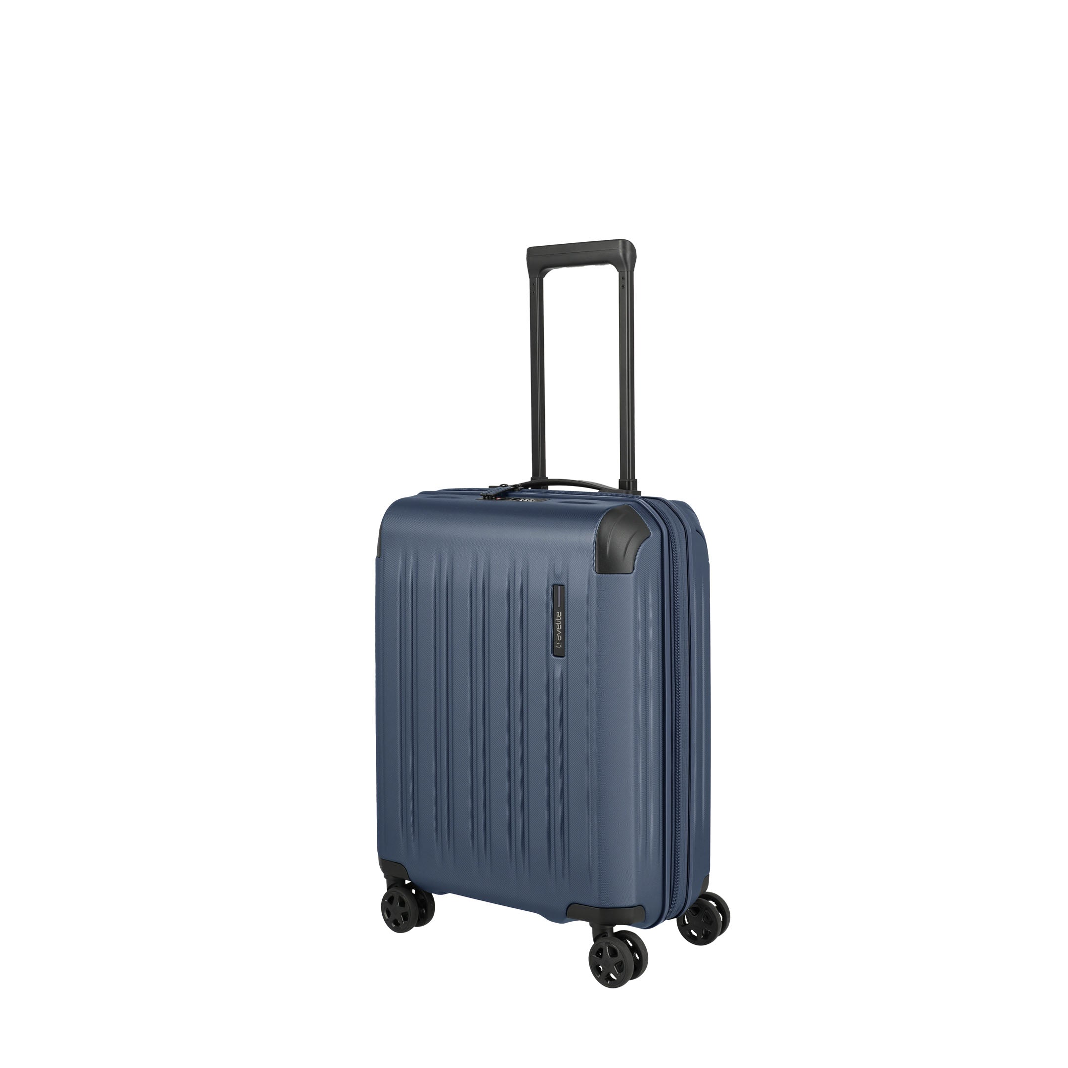 Travelite Dynamic Trolley S Expanderbar Resväska 55 cm, Denim Blue