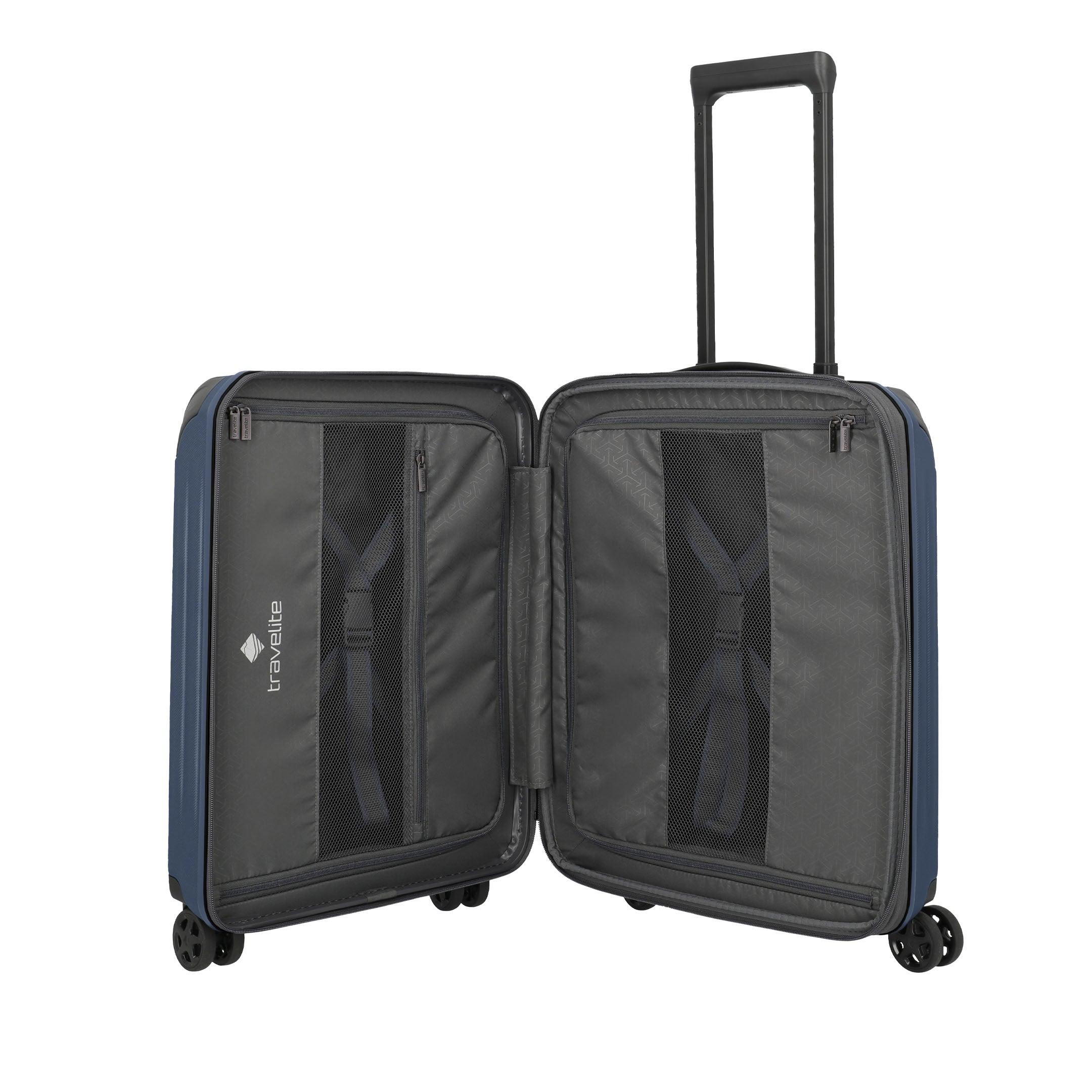 Travelite Dynamiic Trolley S Expanderbar Resväska 55 cm, Denim Blue
