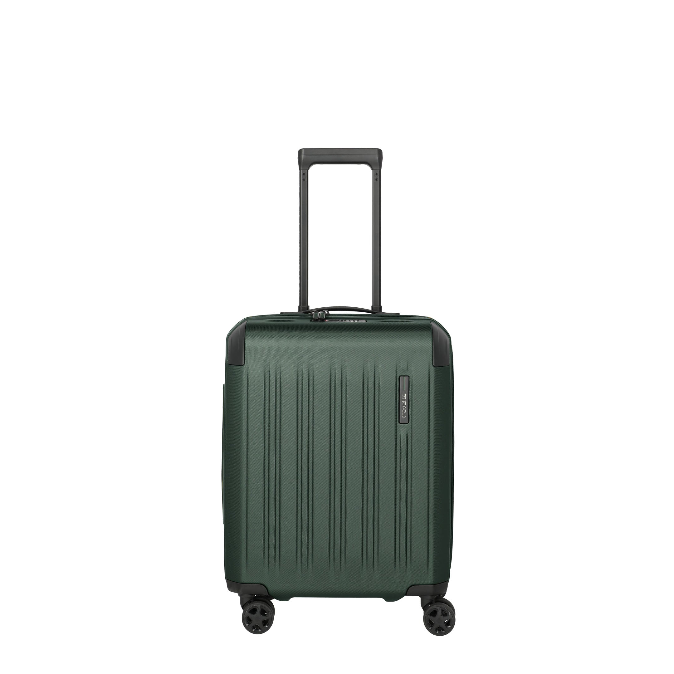 Travelite Dynamic Trolley S Expanderbar Resväska 55 cm, Green