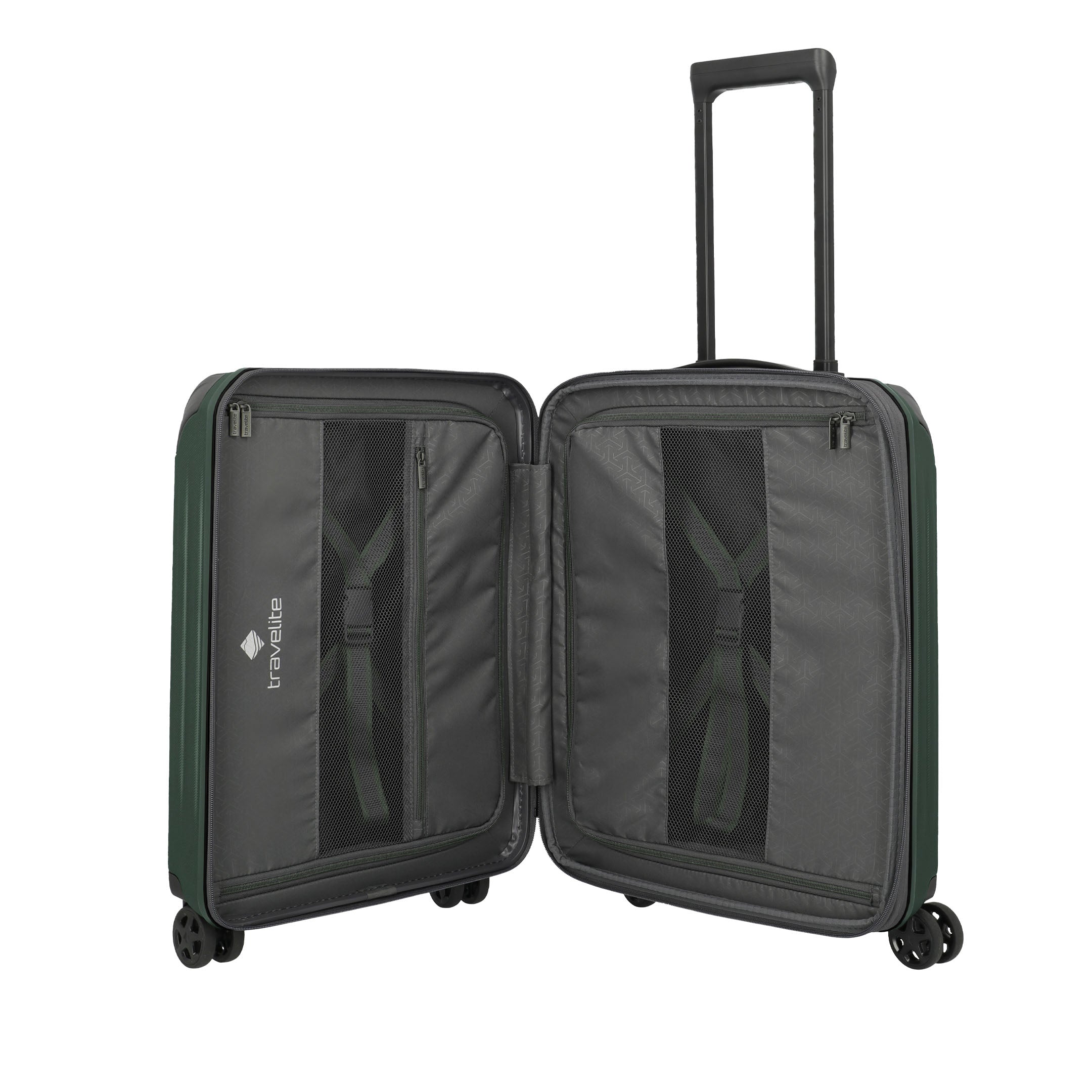Travelite Dynamic Trolley S Expanderbar Resväska 55 cm, Green