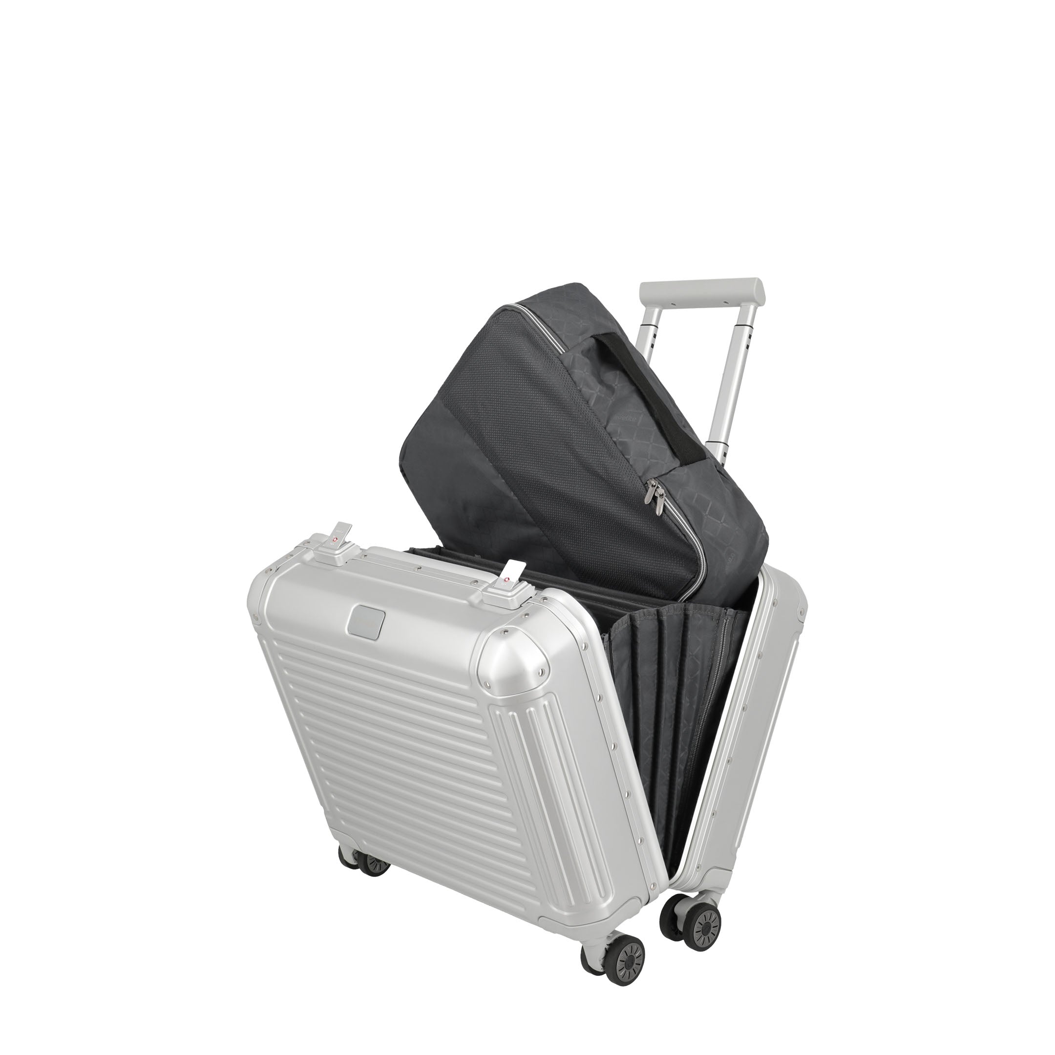 Travelite Next Business Trolley Pilotväska 15.6", Silver
