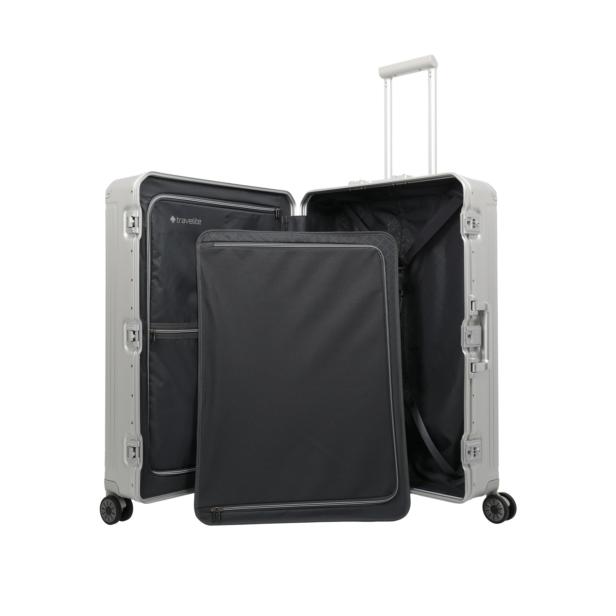 Travelite Next Trolley L Resväska 77 cm, Silver