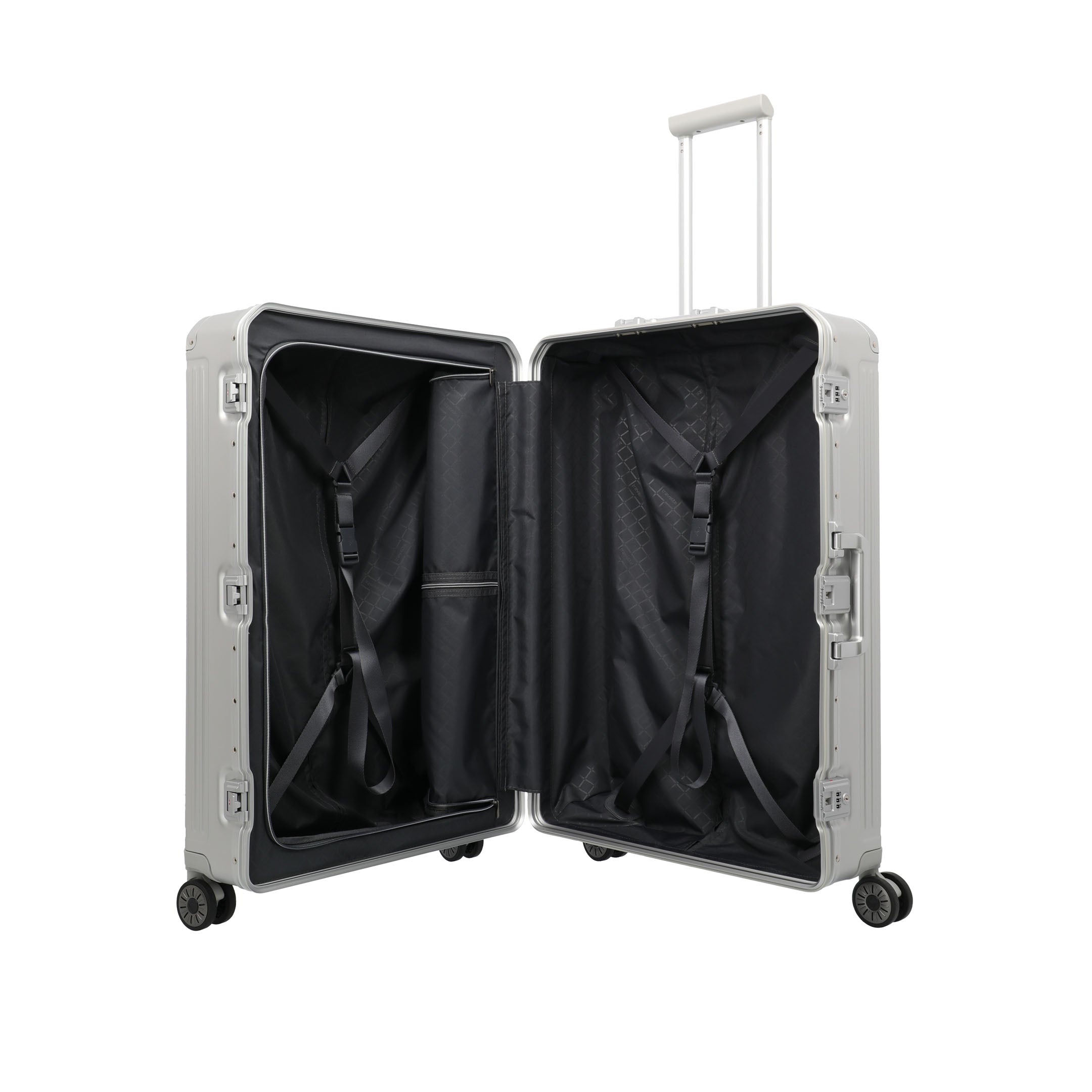 Travelite Next Trolley L Resväska 77 cm, Silver
