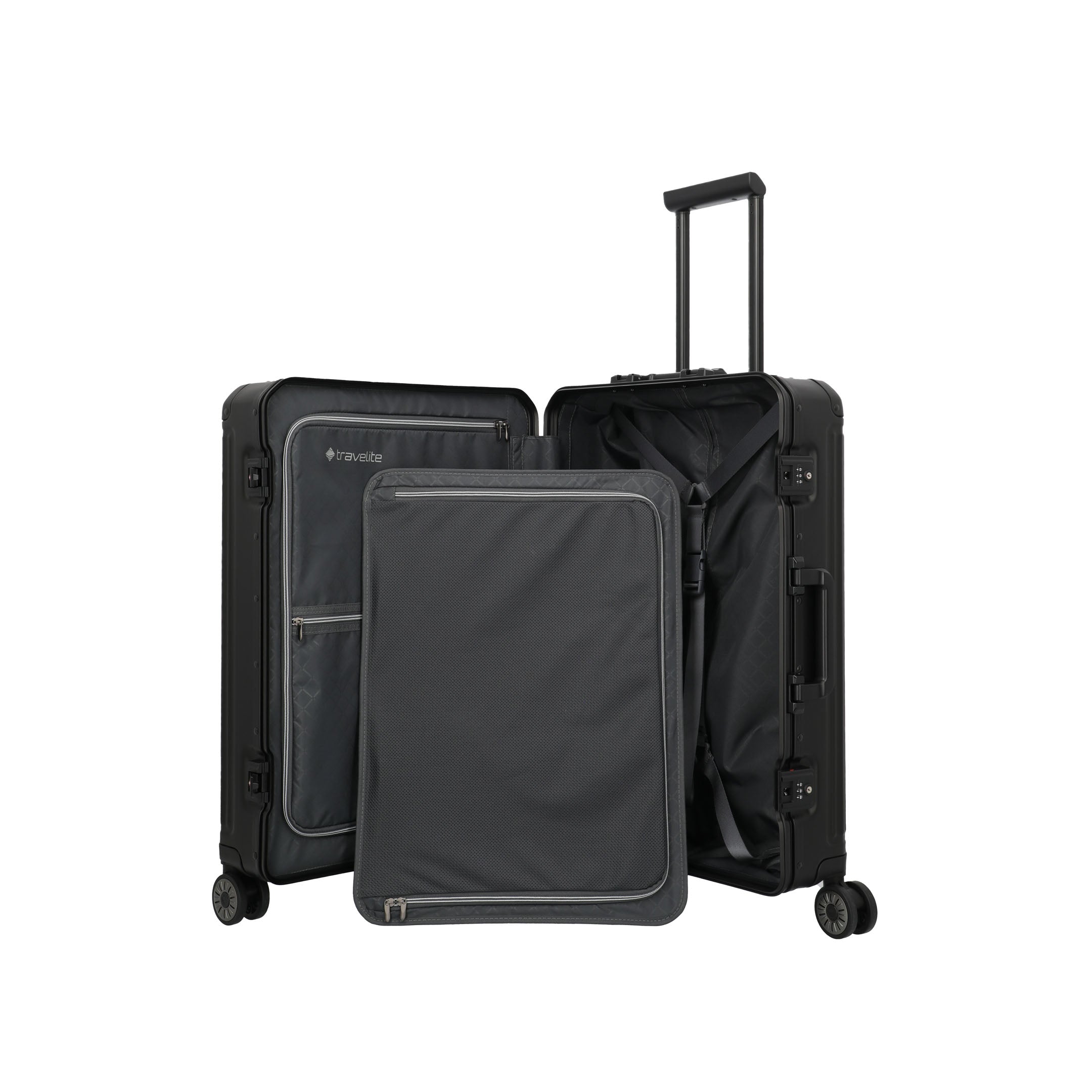 Travelite Next Trolley M Resväska 67 cm, Black