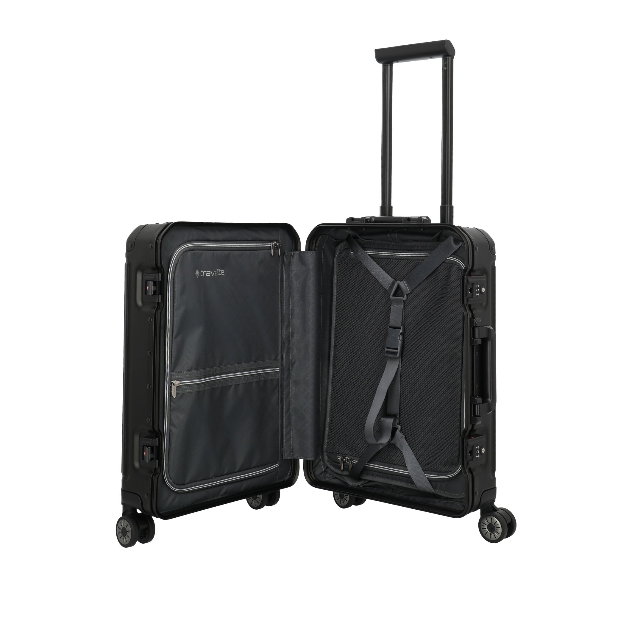Travelite Next Trolley S Resväska 55 cm, Black