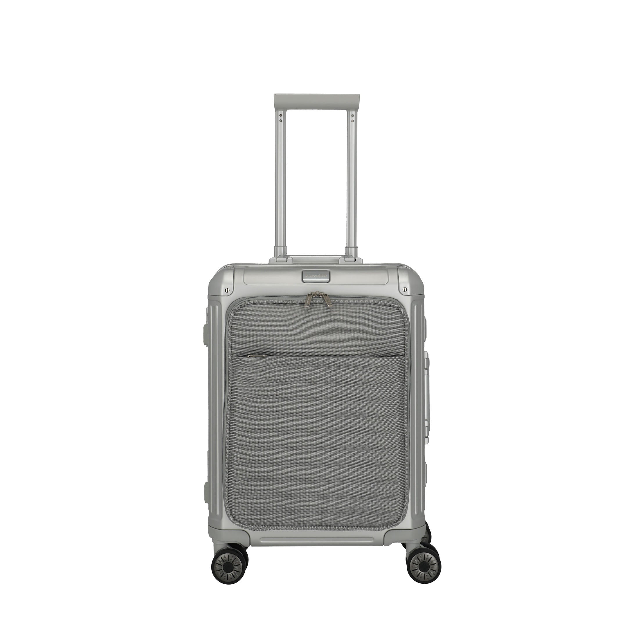 Travelite Next Trolley S+ Resväska 55 cm, Silver
