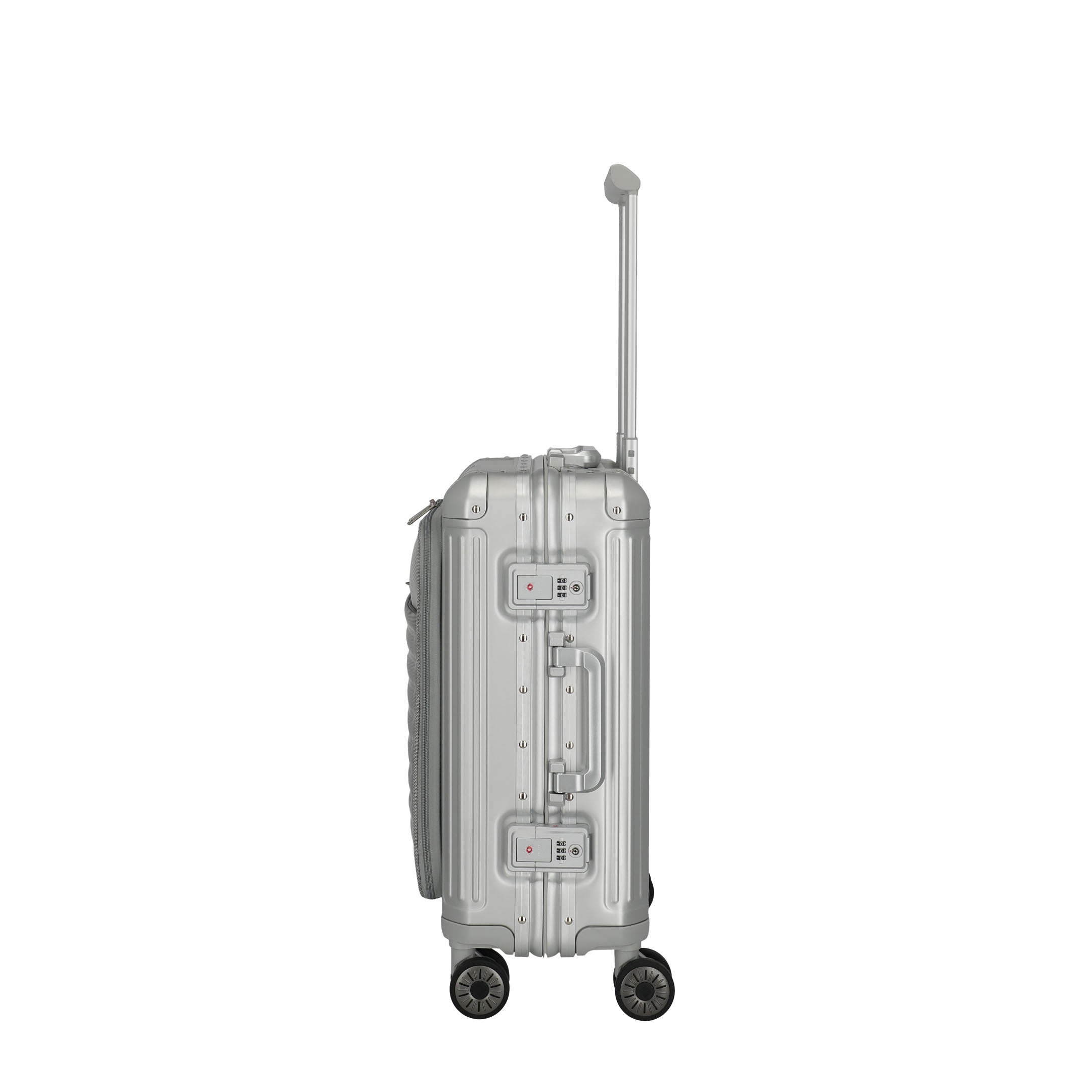 Travelite Next Trolley S+ Resväska 55 cm, Silver