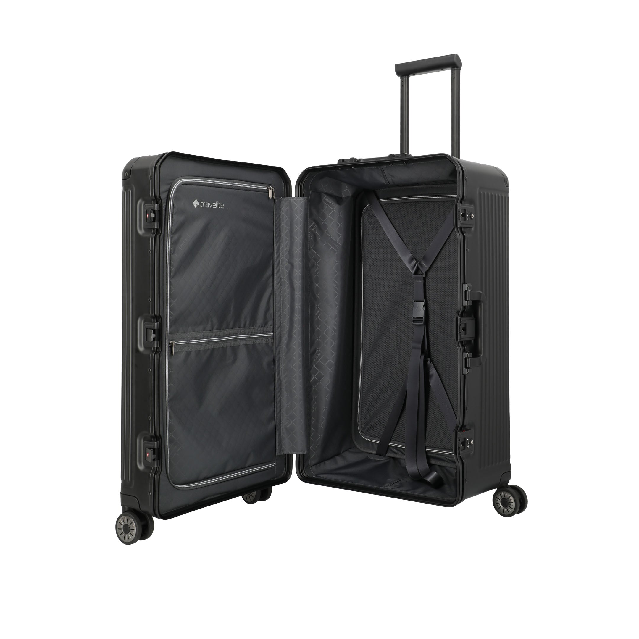 Travelite Next Trunk L Koffert 76 cm, Black