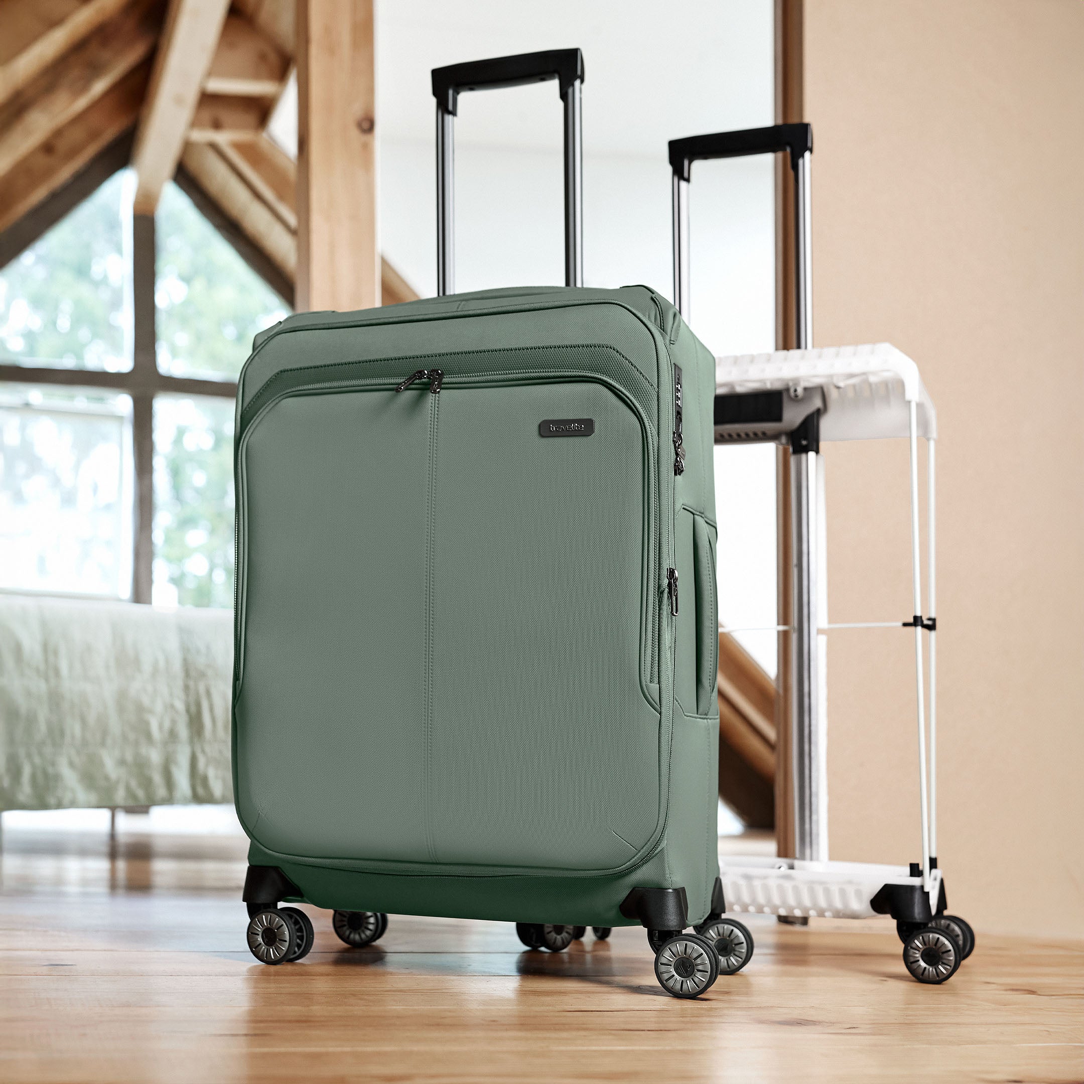Travelite Priima Trolley S Expanderbar Resväska 55 cm, Olive