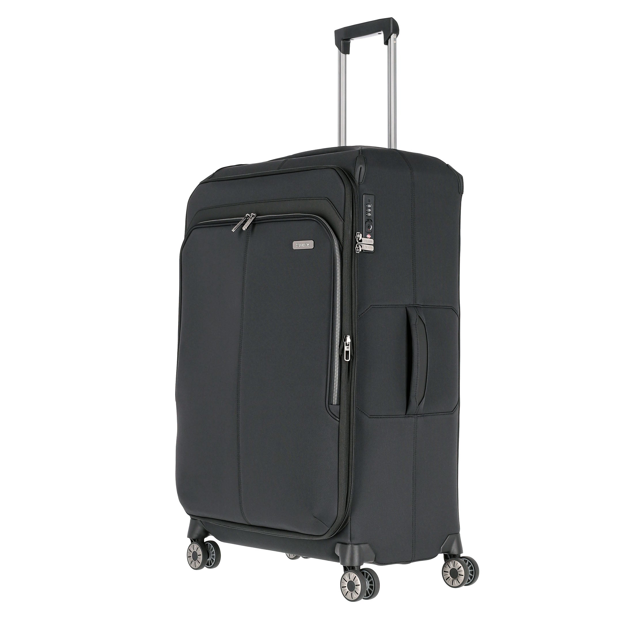 Travelite Priima Trolley L Expanderbar Resväska 79 cm, Black