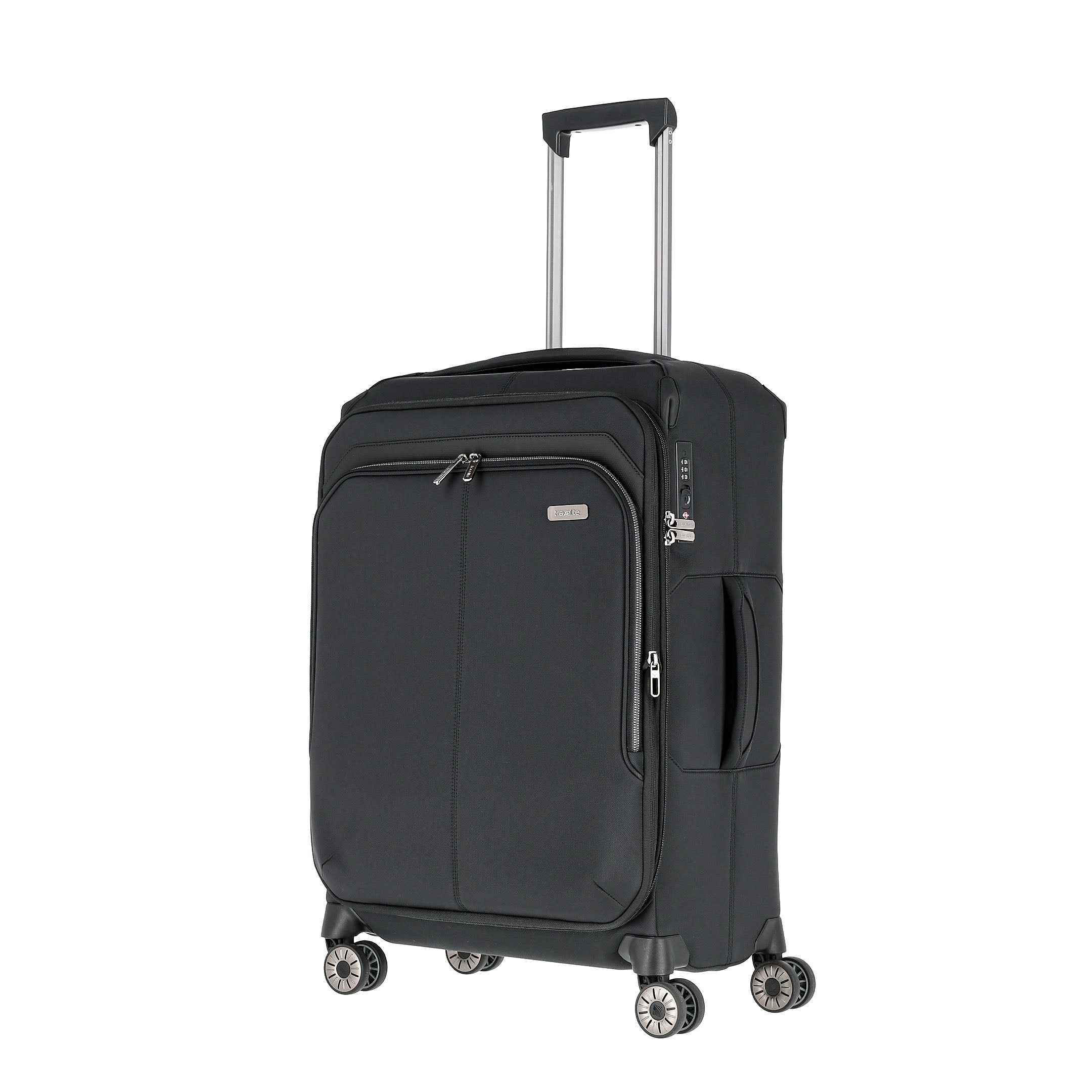 Travelite Priima Trolley M Expanderbar Resväska 68 cm, Black