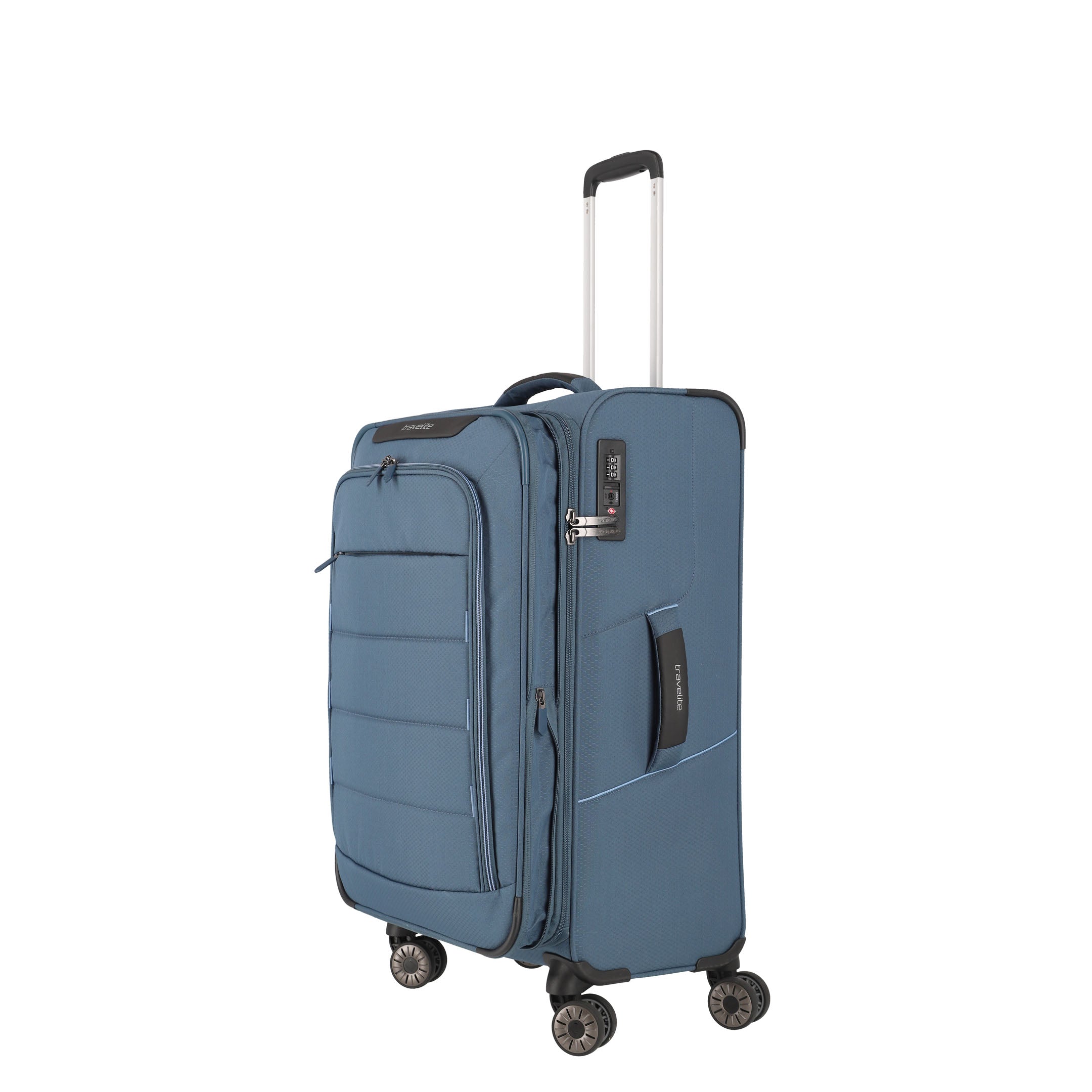 Travelite Skaii Trolley M Expanderbar Resväska 67 cm, Blue