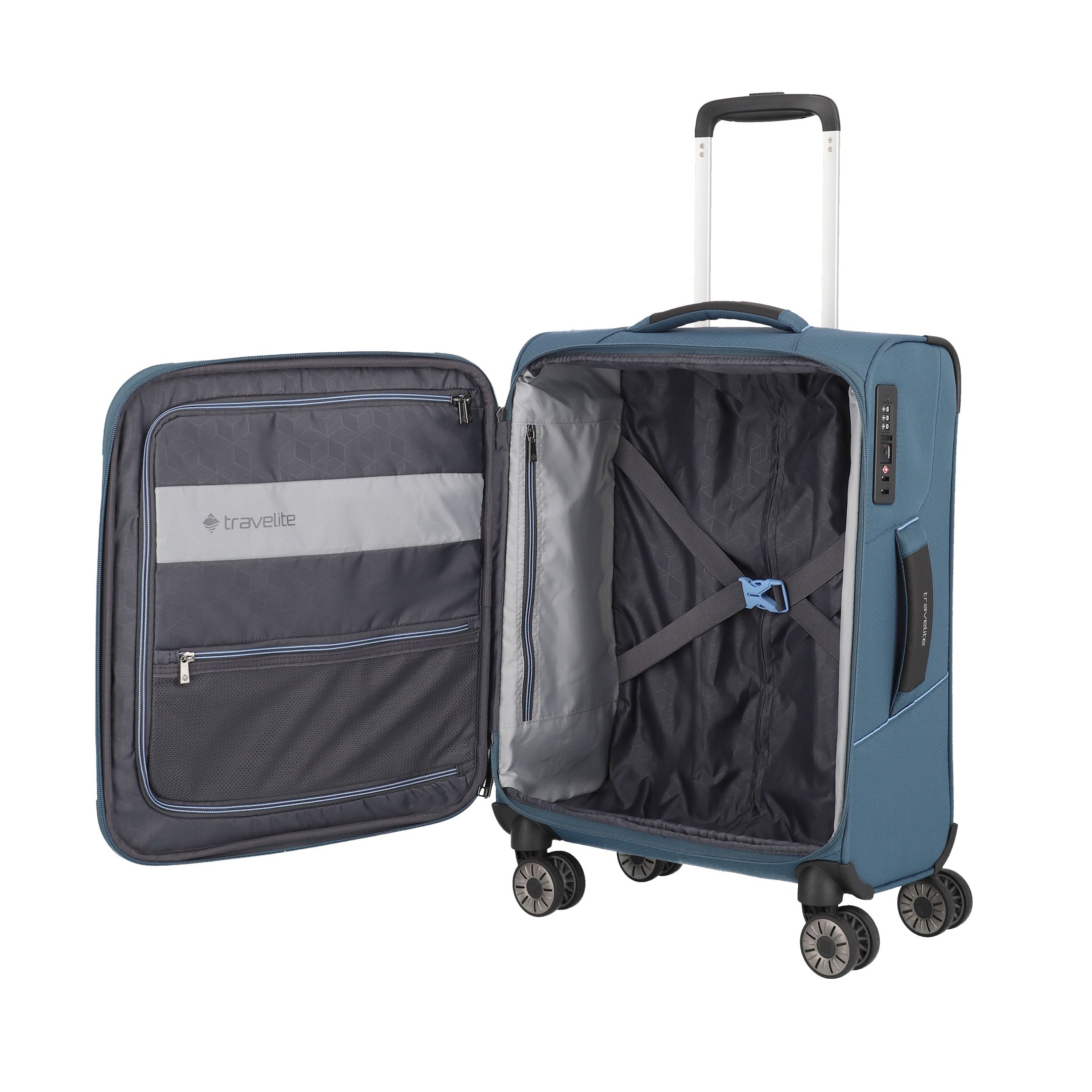 Travelite Skaii Trolley S Resväska 55 cm, Blue