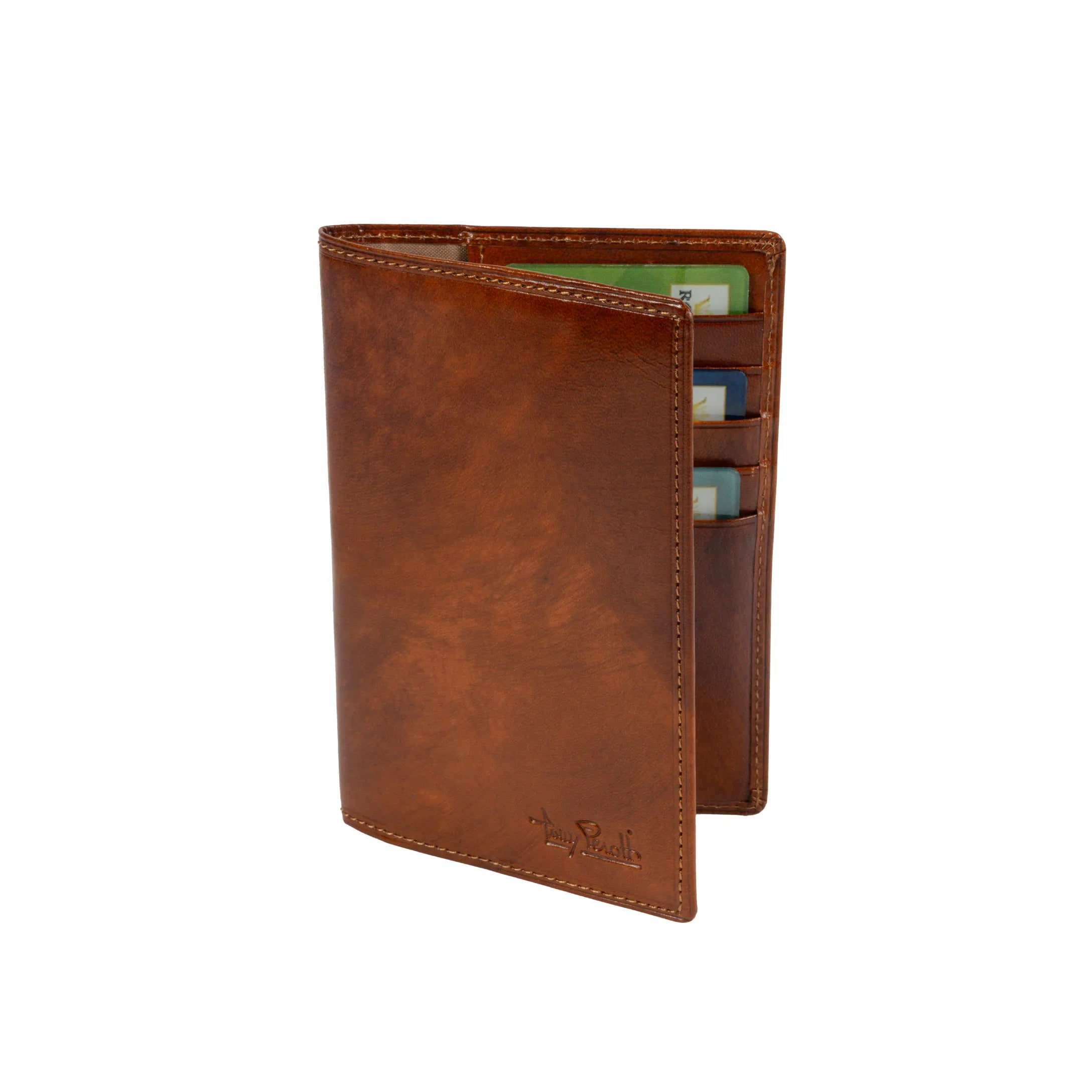 Tony Perotti Passport Holder Van Gogh, Cognac