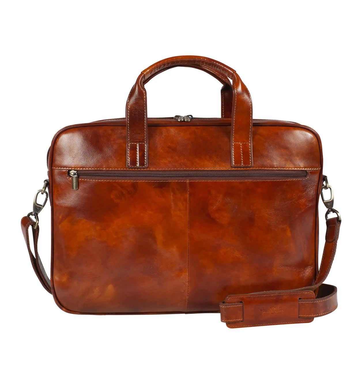 Tony Perotti 1 compartment Laptop Bag Van Gogh, Cognac