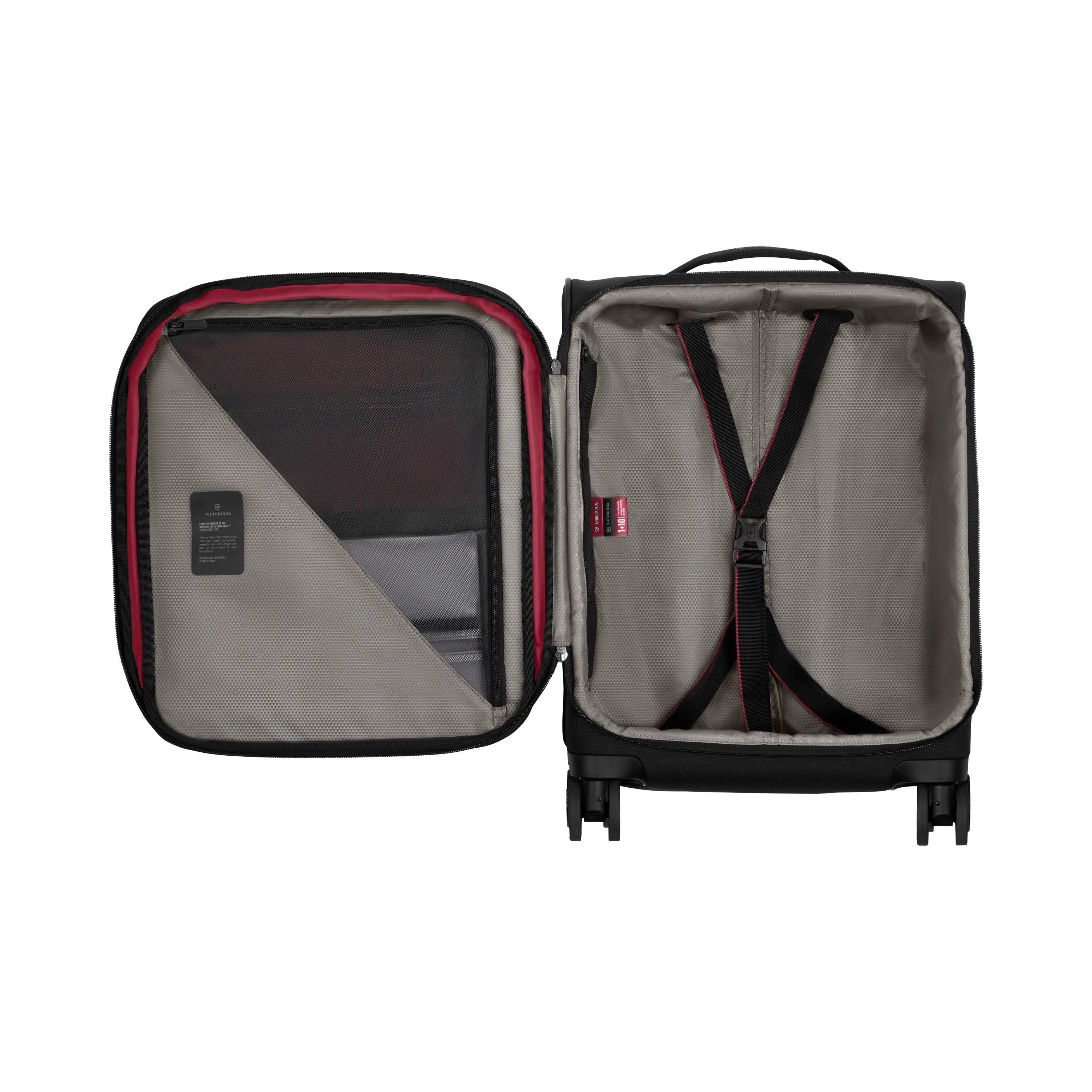 Victorinox Crosslight, Global Softside Carry-On, Black