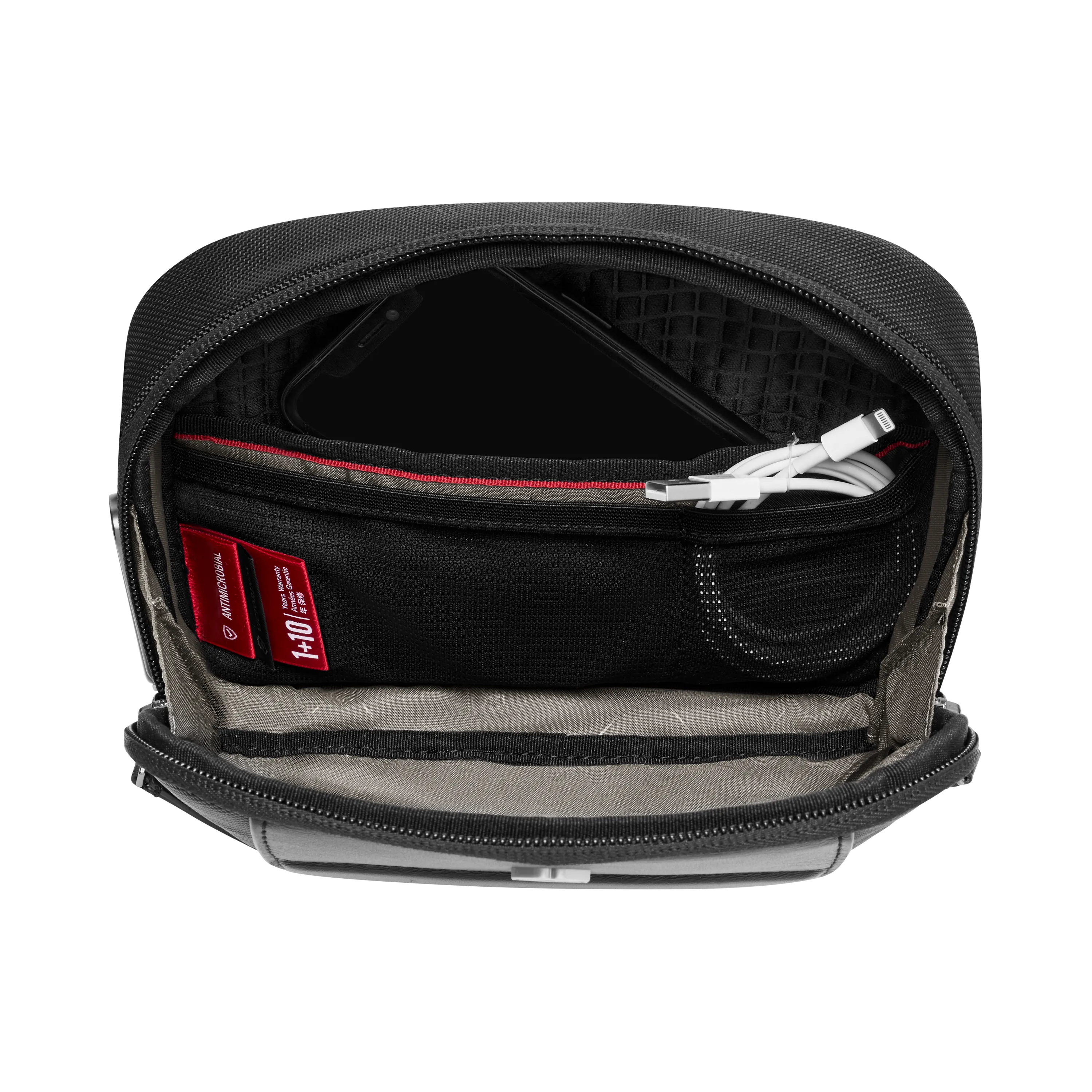 Victorinox Architecture Urban2, Compact Crossbody Bag, Ballistic nylon, Black