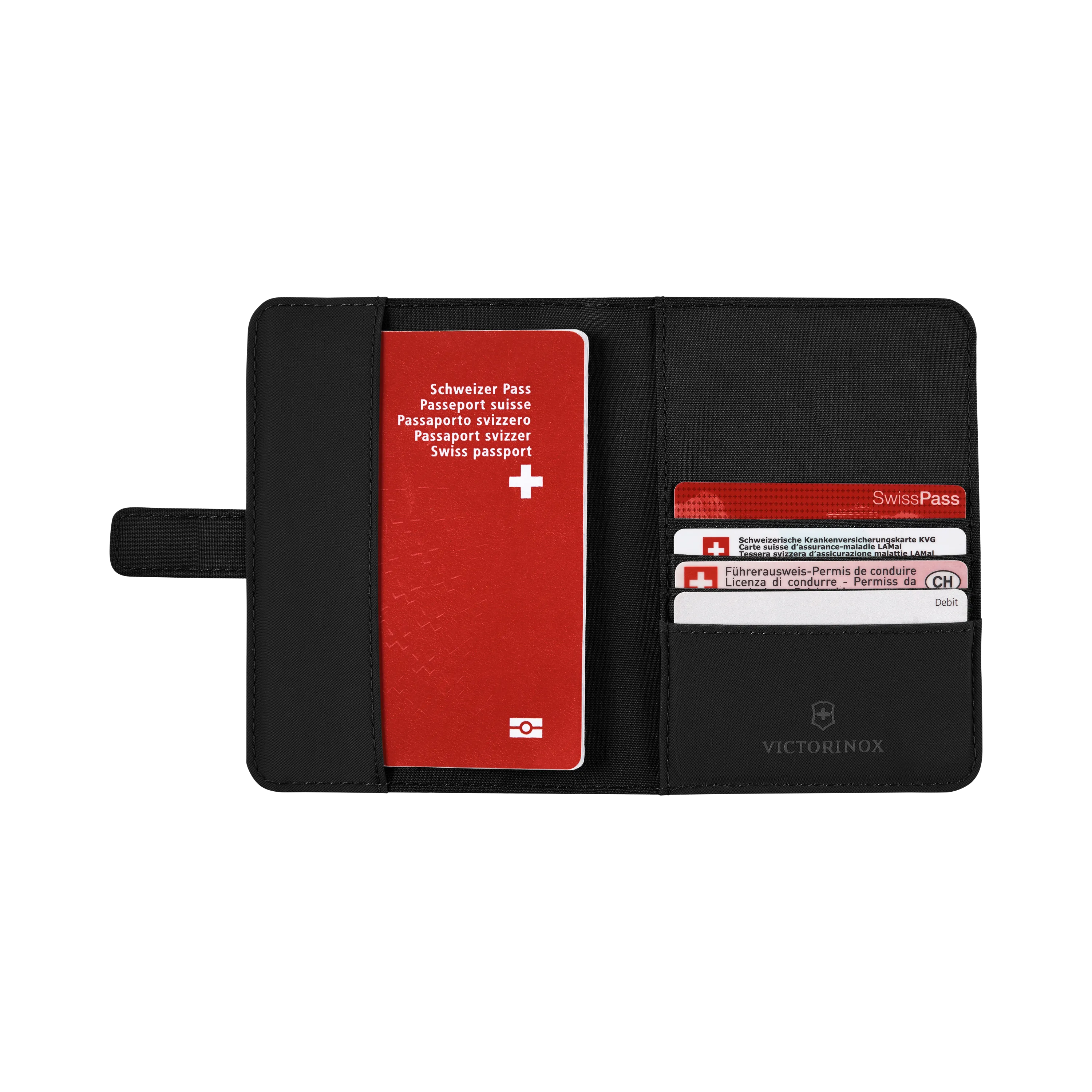 Victorinox Travel Essentials, Passport Holder, Black