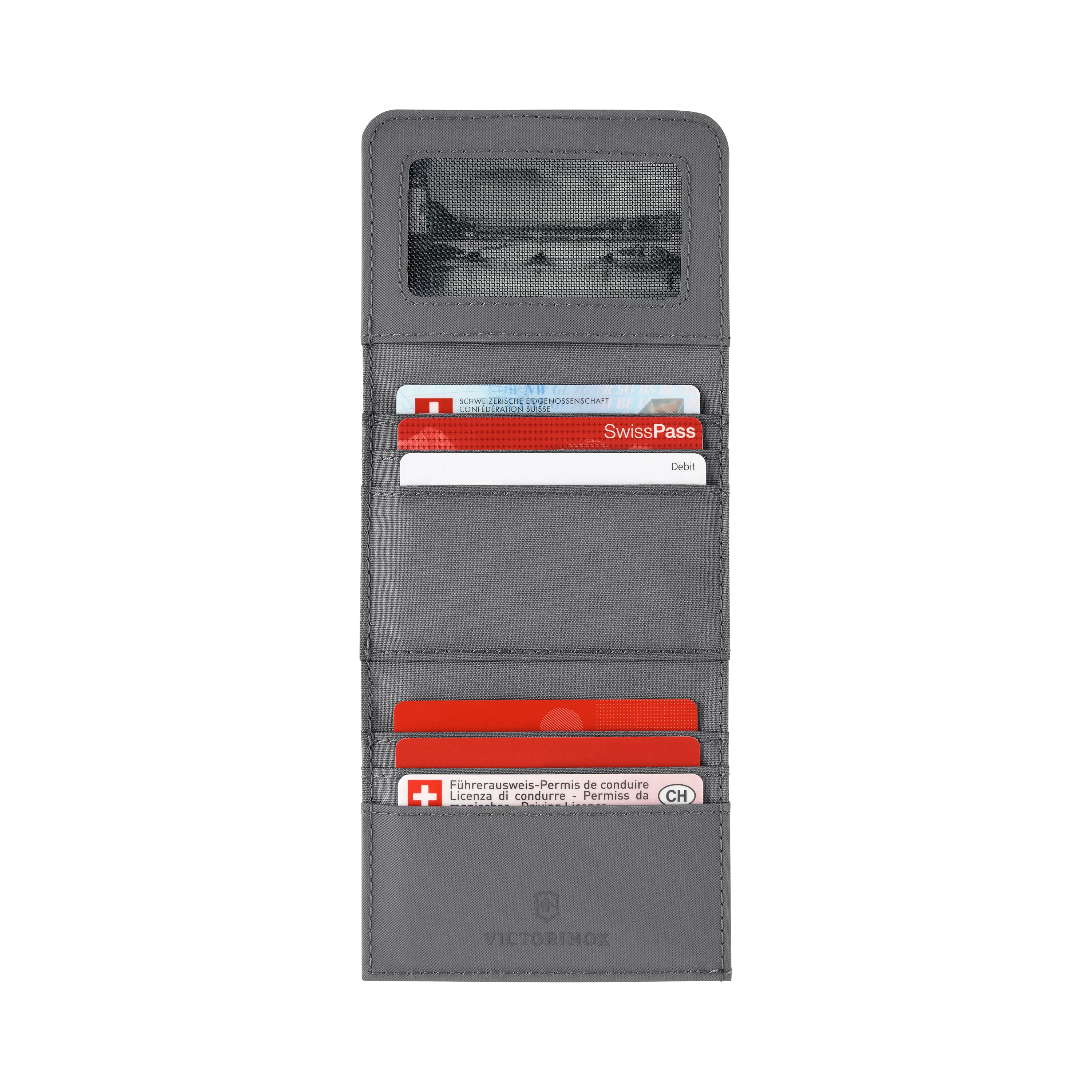 Victorinox Travel Essentials, Tri-Fold Wallet, Frost Grey